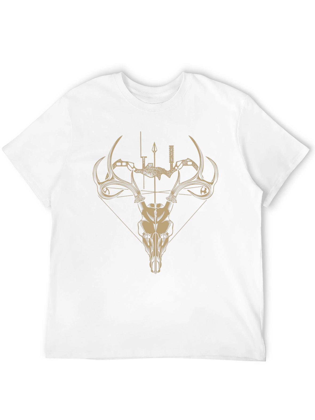 Hunting Skull T-Shirt - Bow and Arrow Design