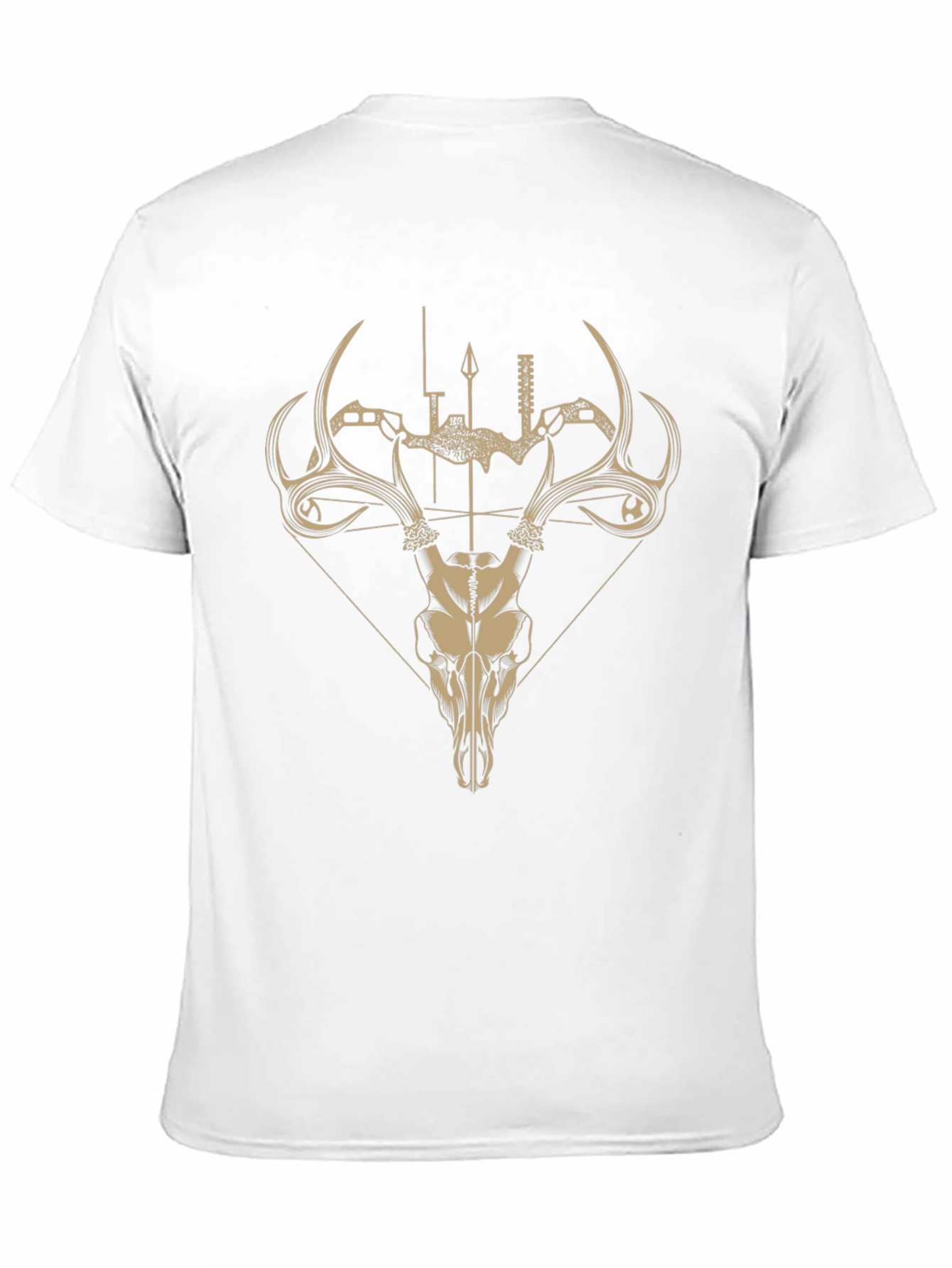 Hunting Skull T-Shirt - Bow and Arrow Design