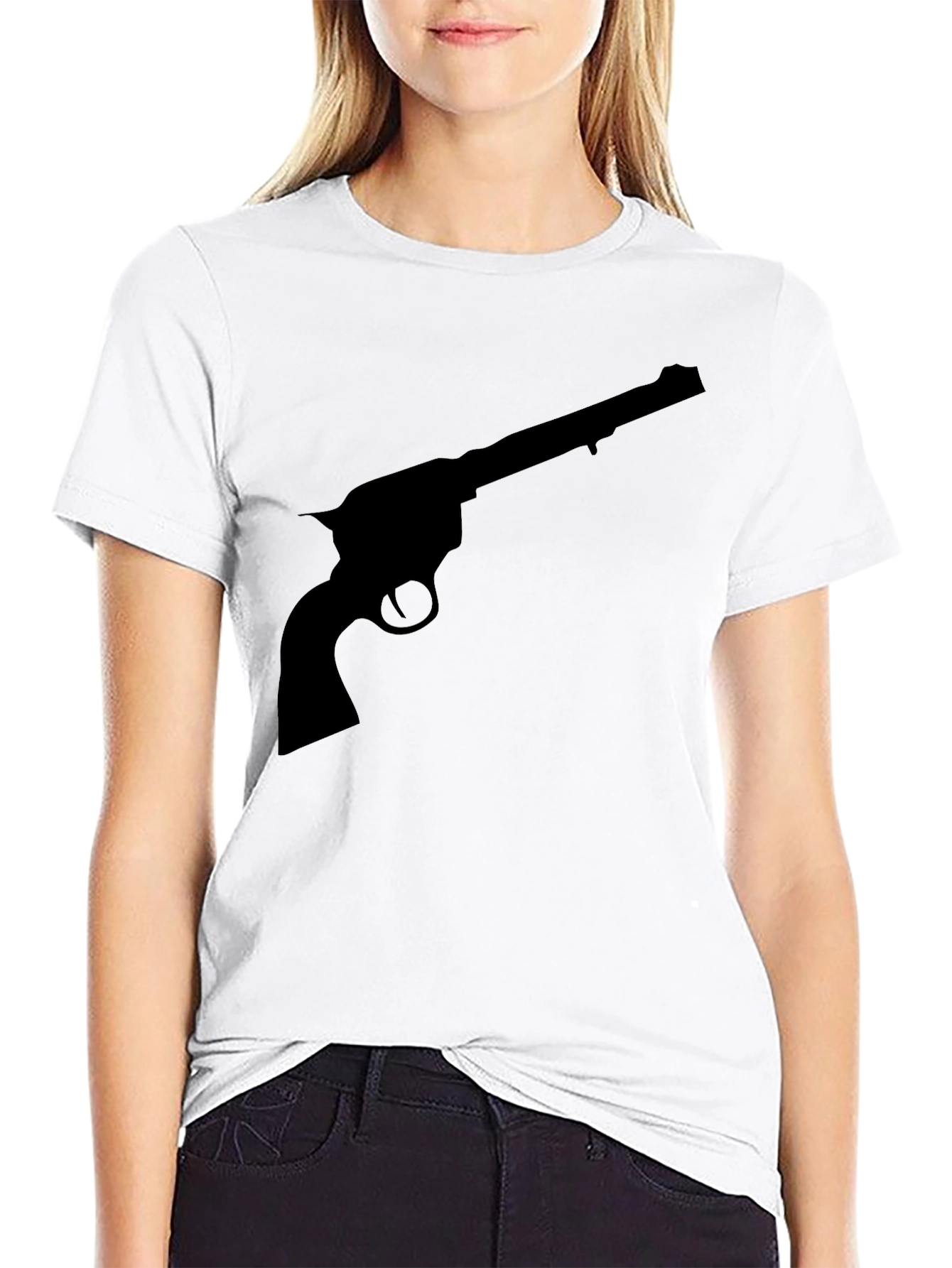 Silhouette Revolver Black T-Shirt