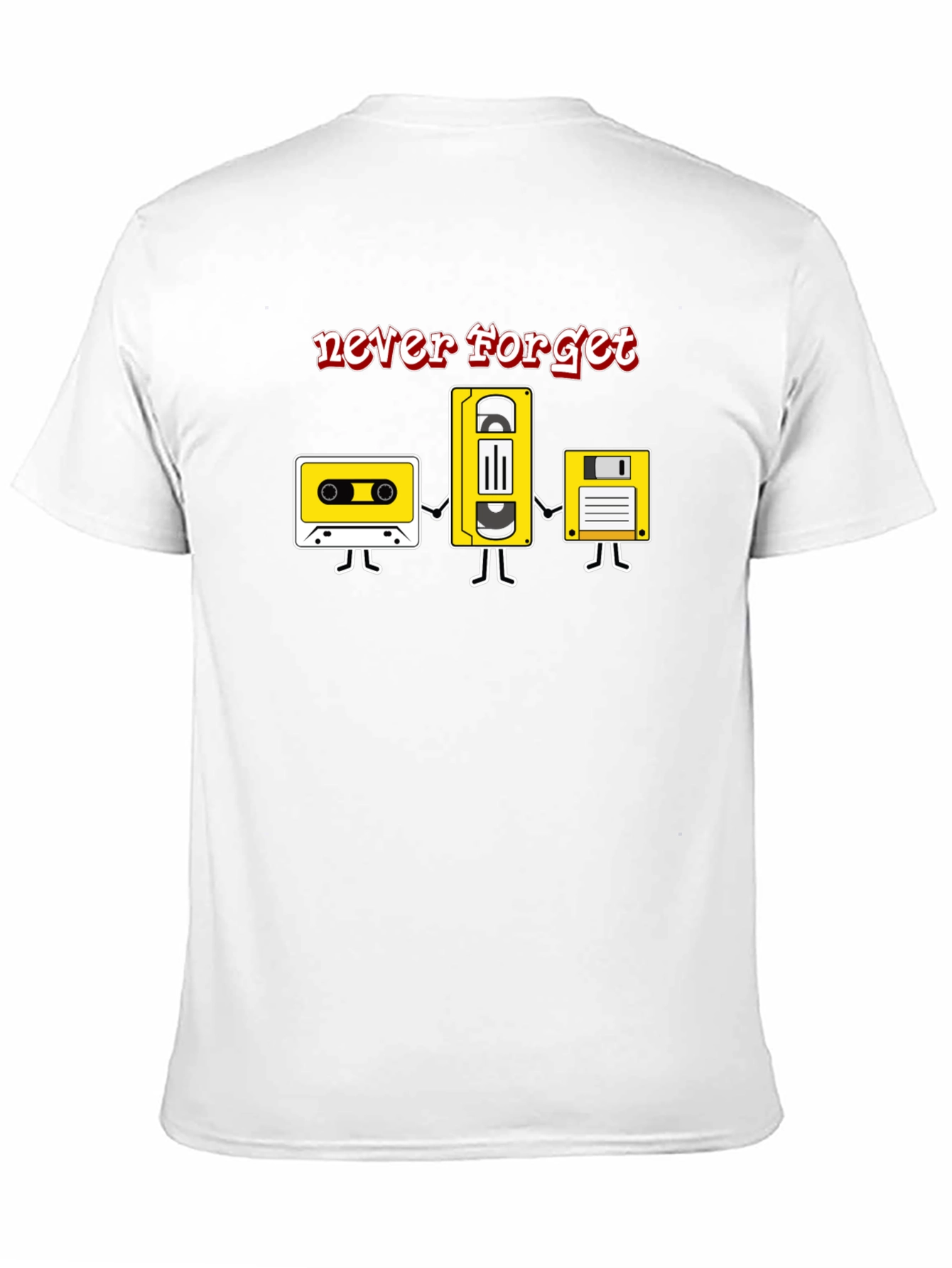 Retro Media T-Shirt - Never Forget!