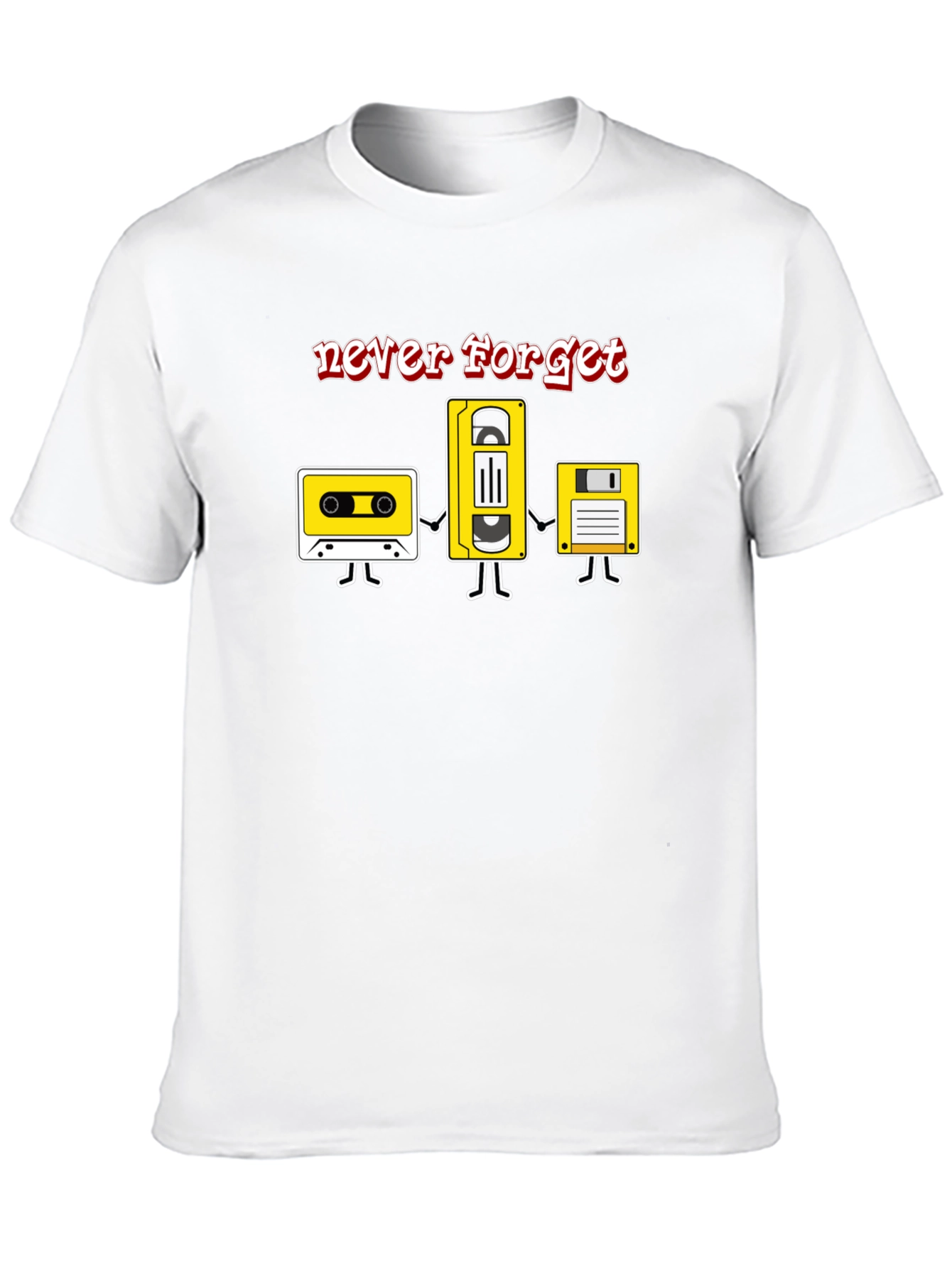 Retro Media T-Shirt - Never Forget!