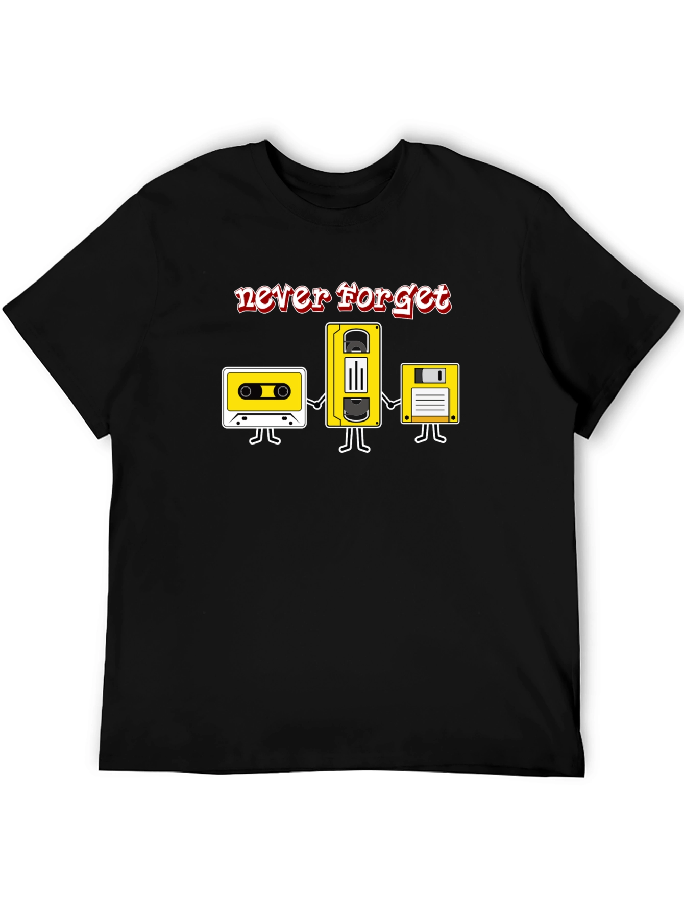 Retro Media T-Shirt - Never Forget!