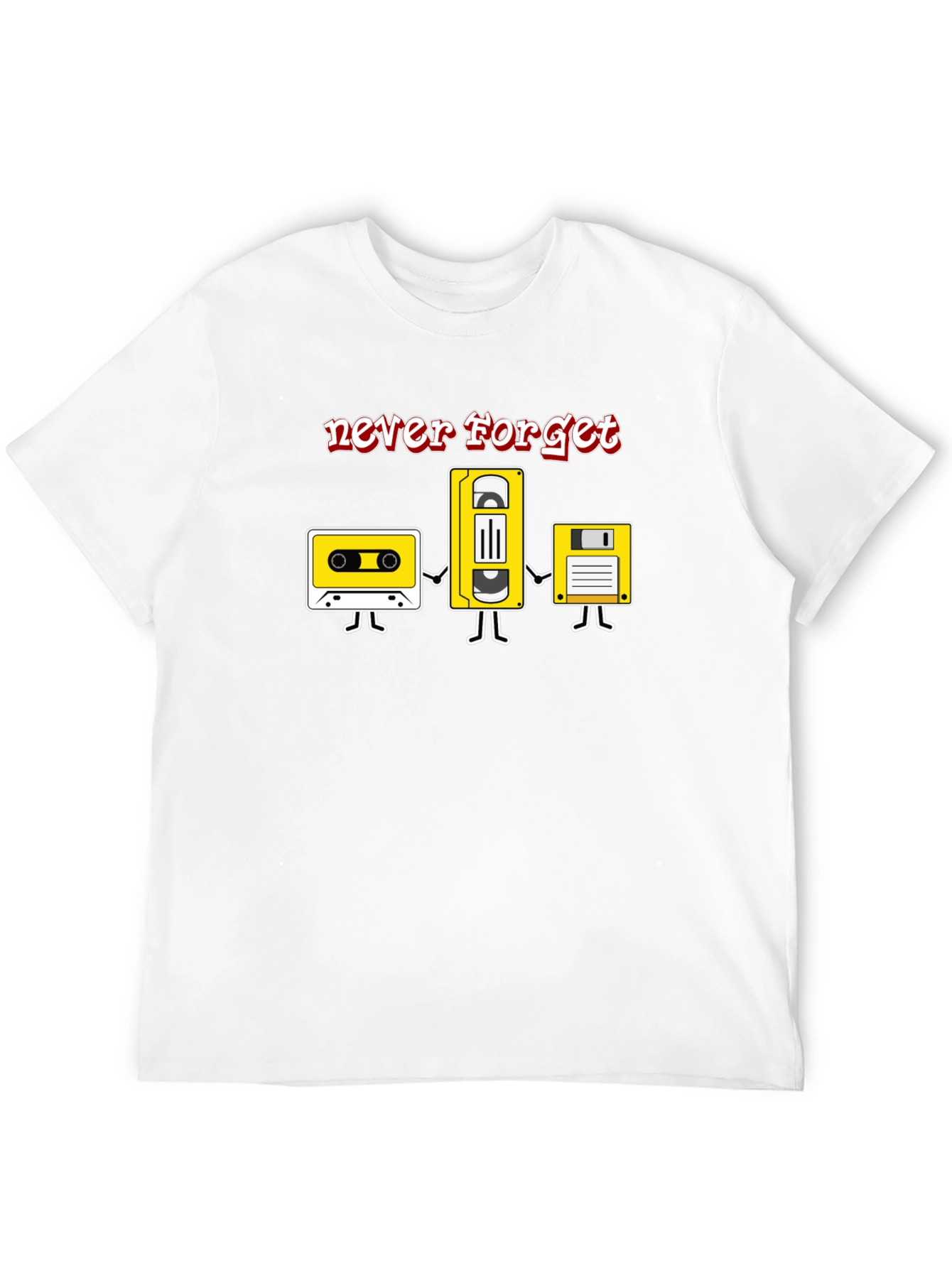 Retro Media T-Shirt - Never Forget!