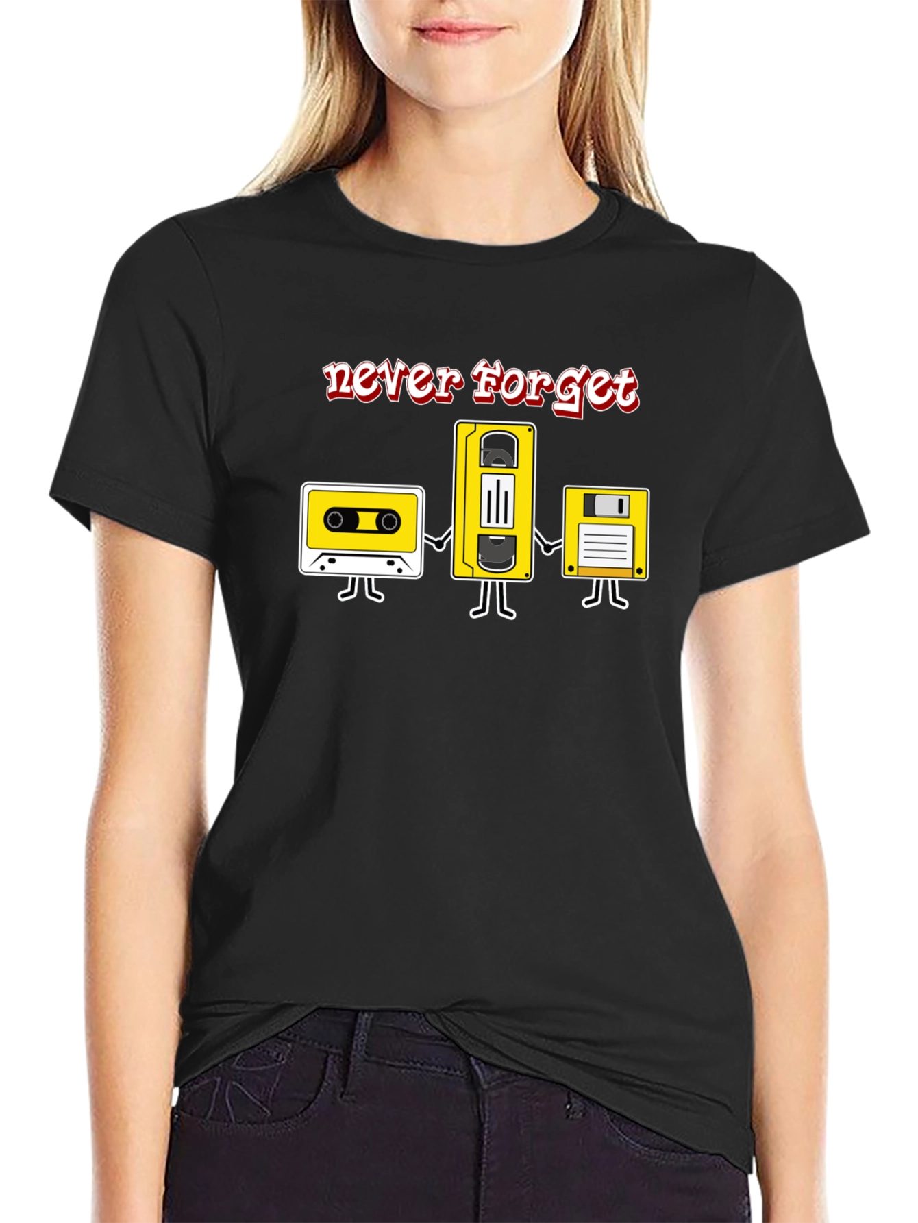Retro Media T-Shirt - Never Forget!