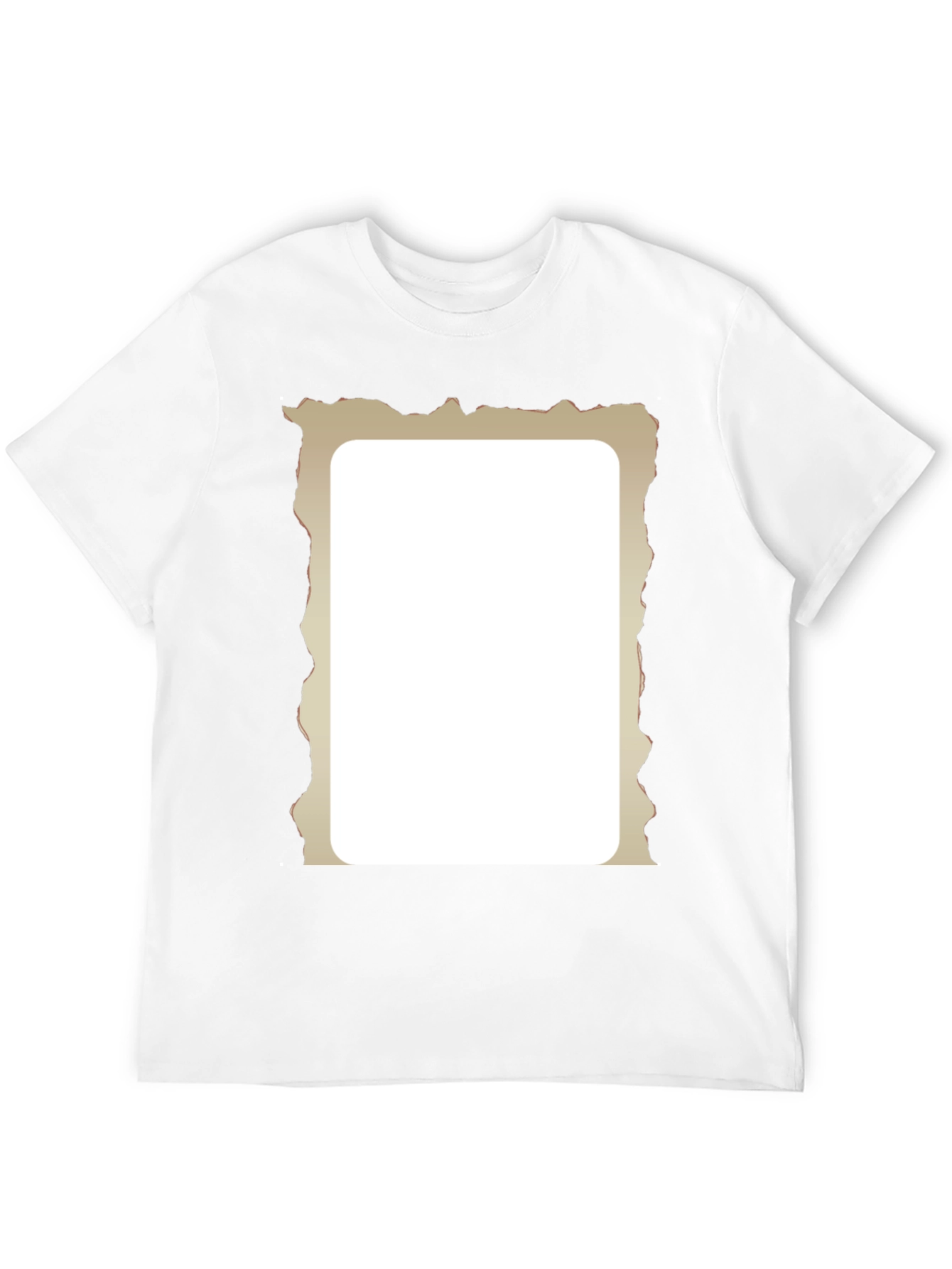Distressed Frame Black T-Shirt
