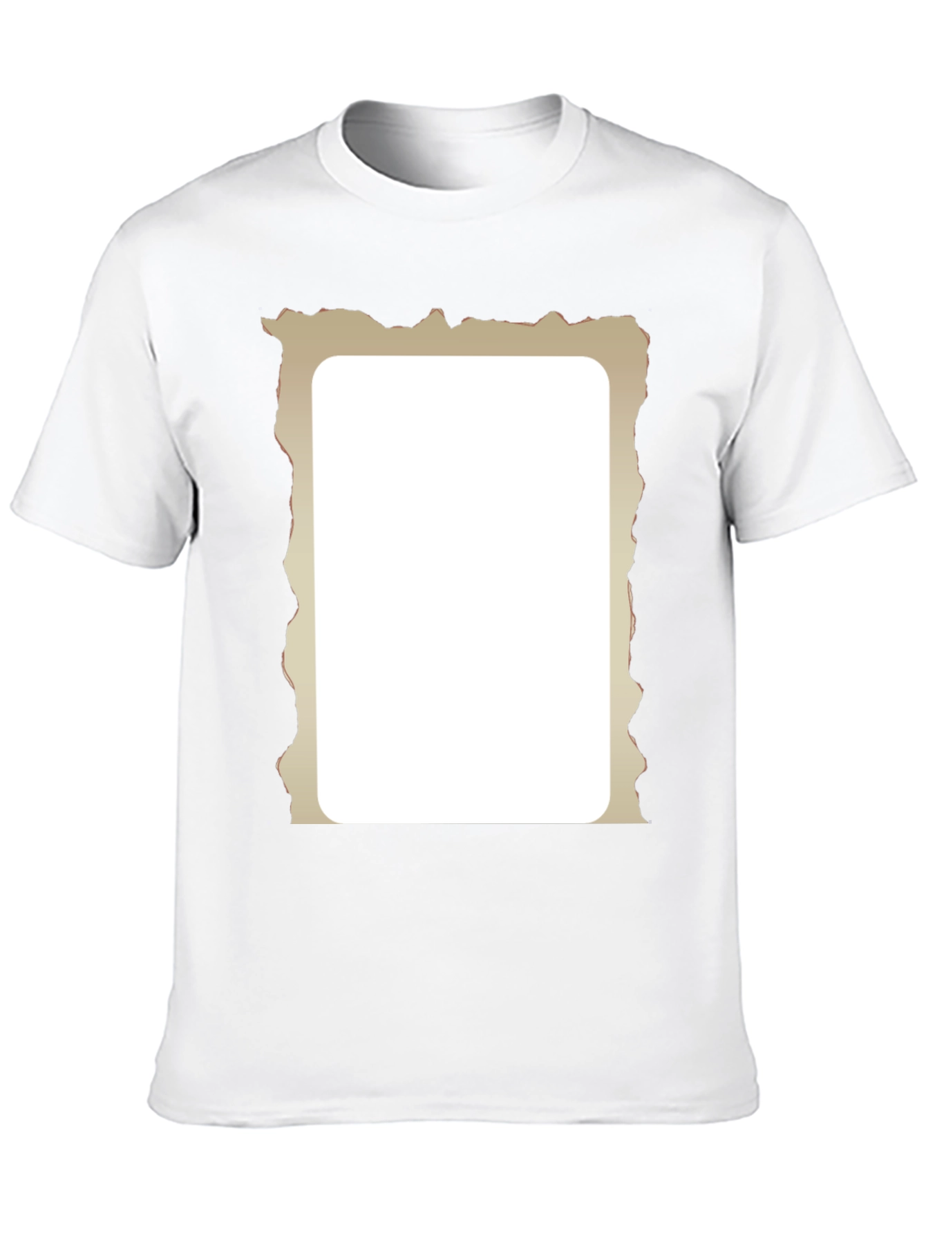 Distressed Frame Black T-Shirt