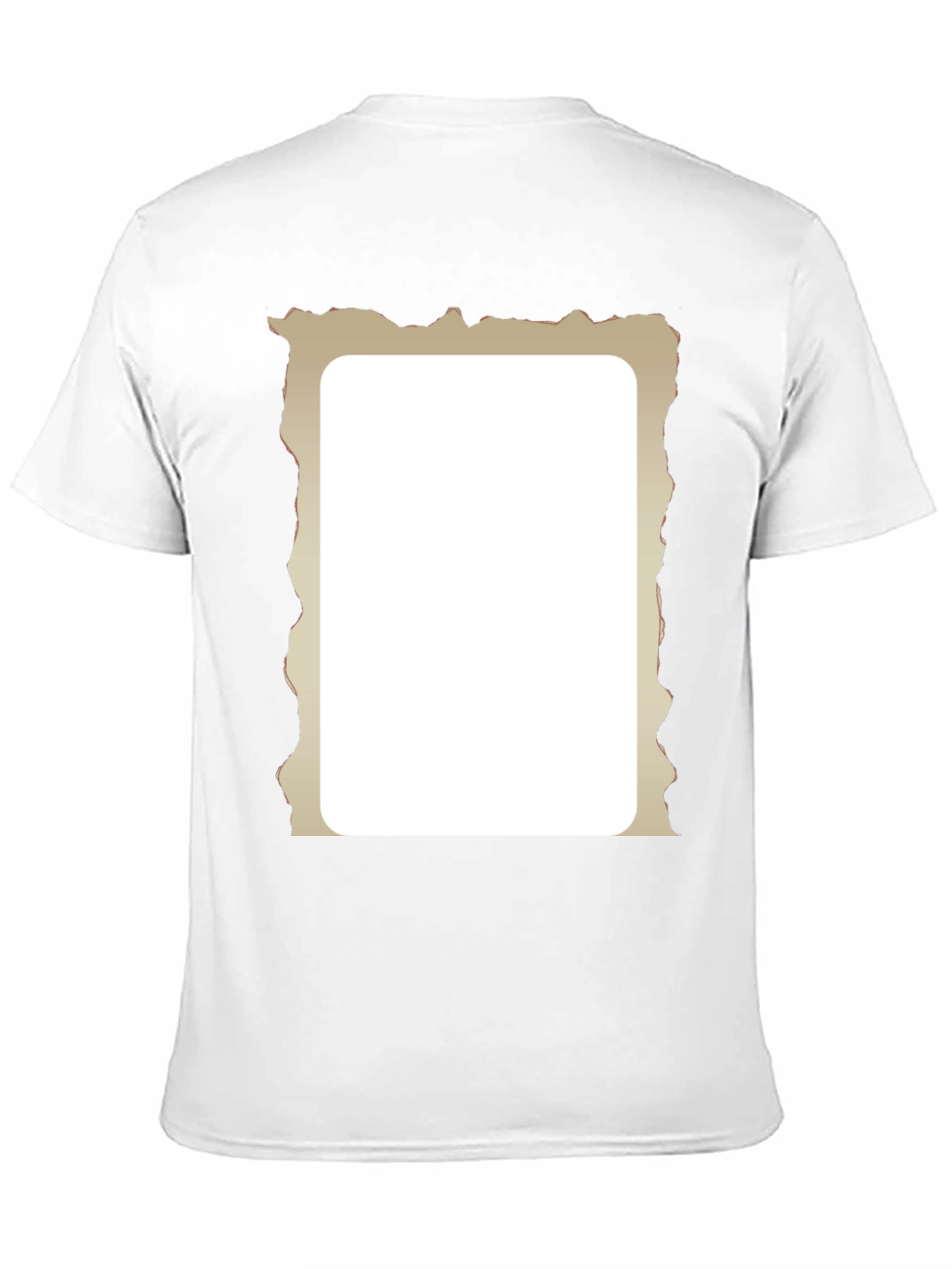 Distressed Frame Black T-Shirt
