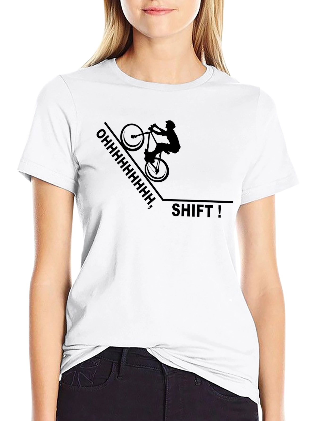 OHHHHHHH Shift! Mountain Biking Graphic Tee