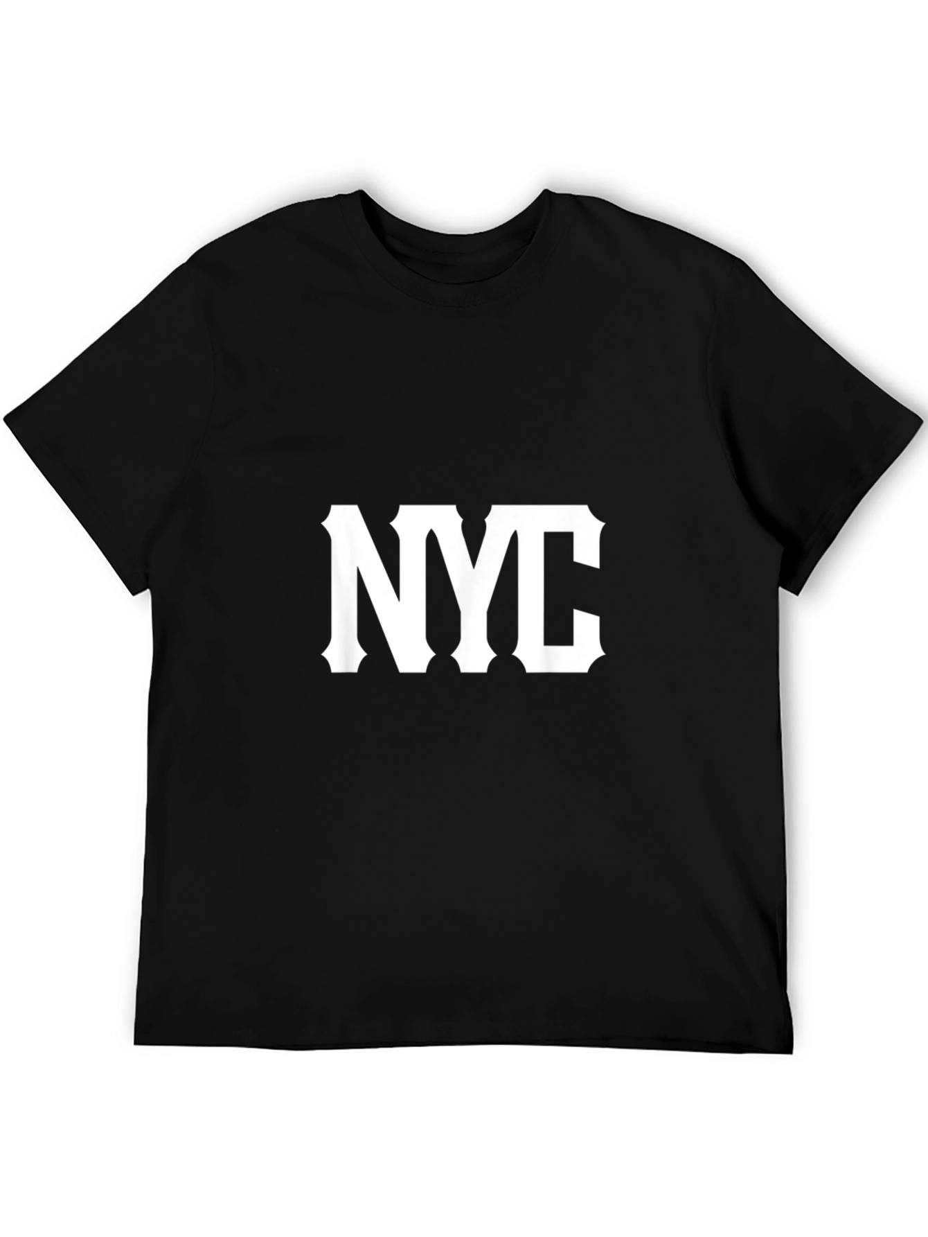 NYC Graphic Tee - Classic Black Cotton T-Shirt