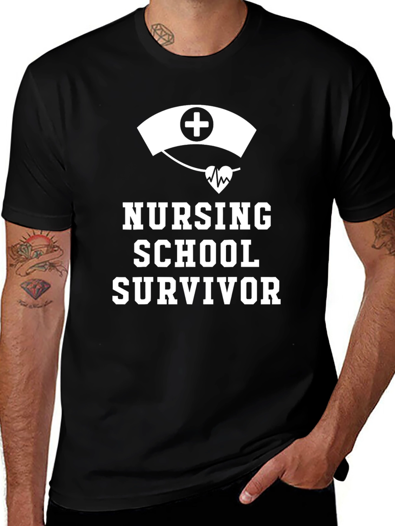 Nursing School Survivor T-Shirt - Nurse Graduation Gift