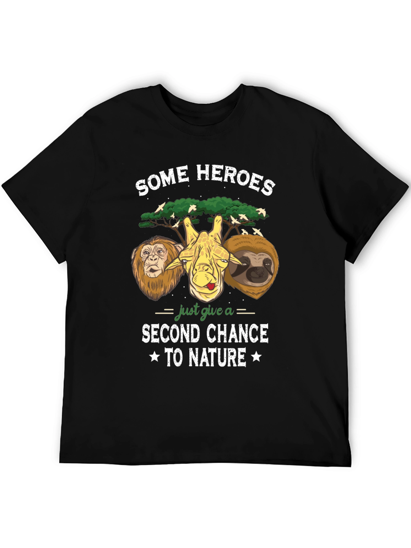 Some Heroes Animal Graphic T-Shirt