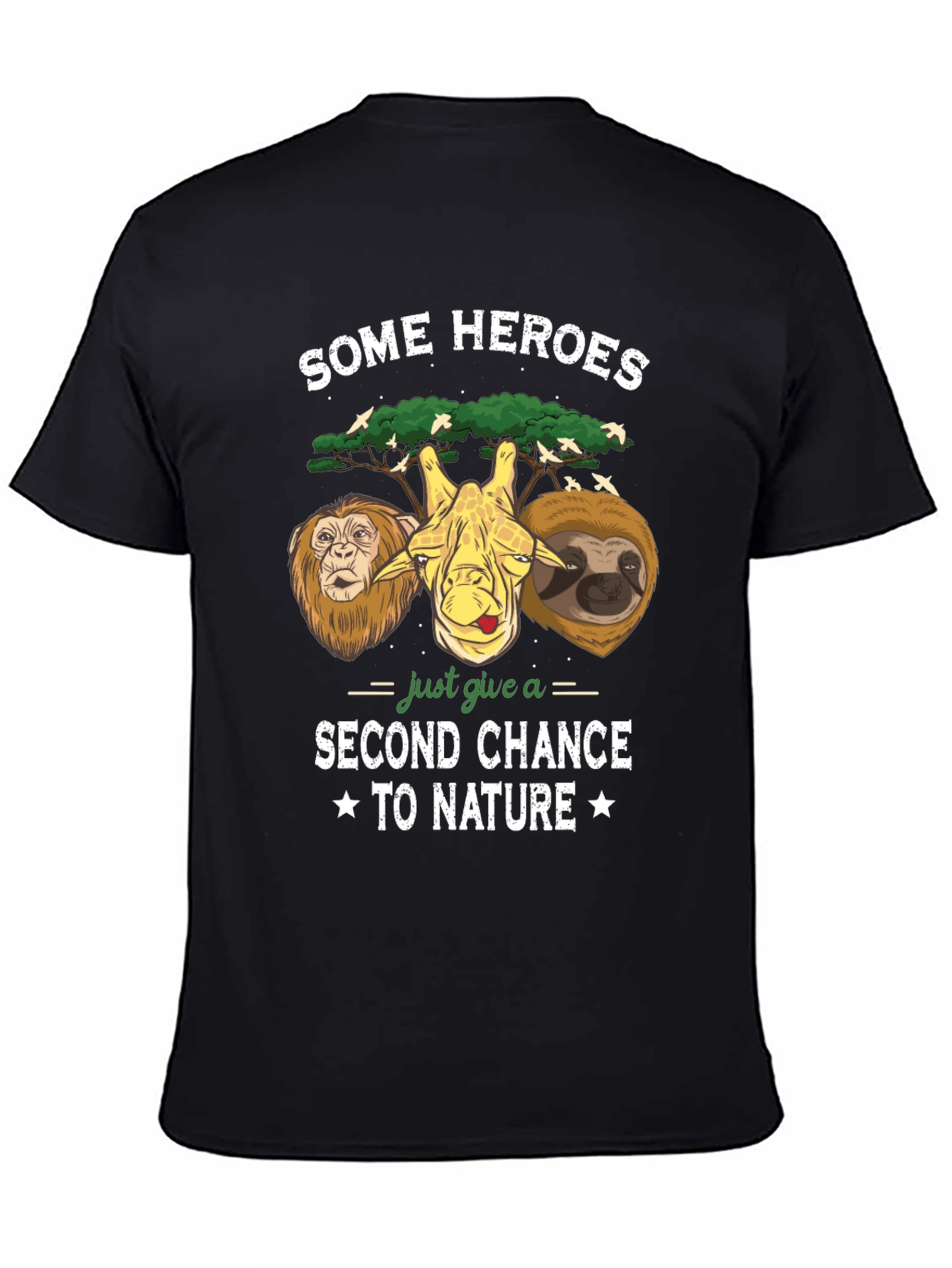 Some Heroes Animal Graphic T-Shirt