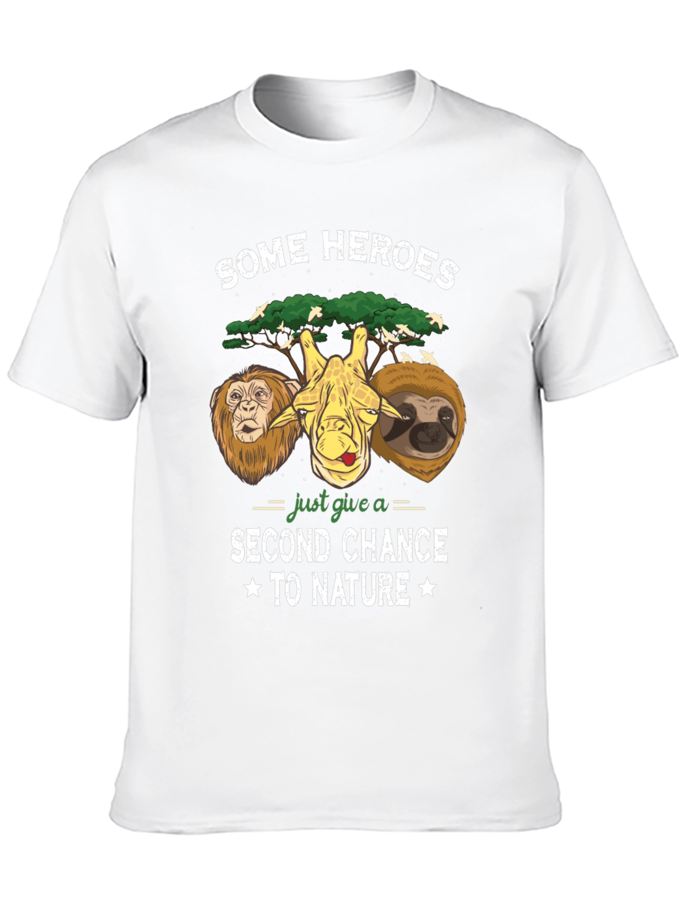 Some Heroes Animal Graphic T-Shirt