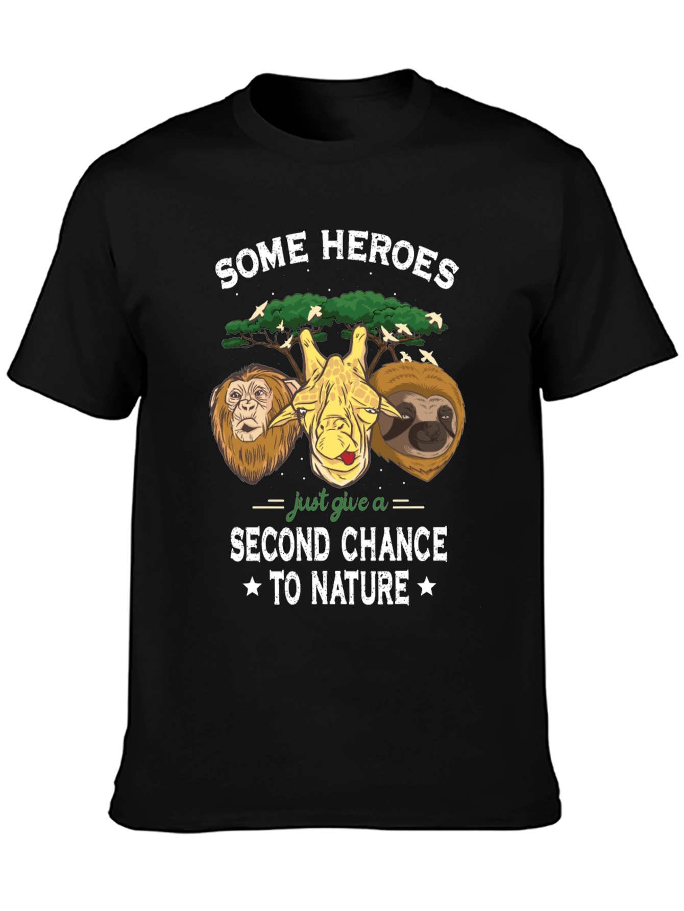 Some Heroes Animal Graphic T-Shirt