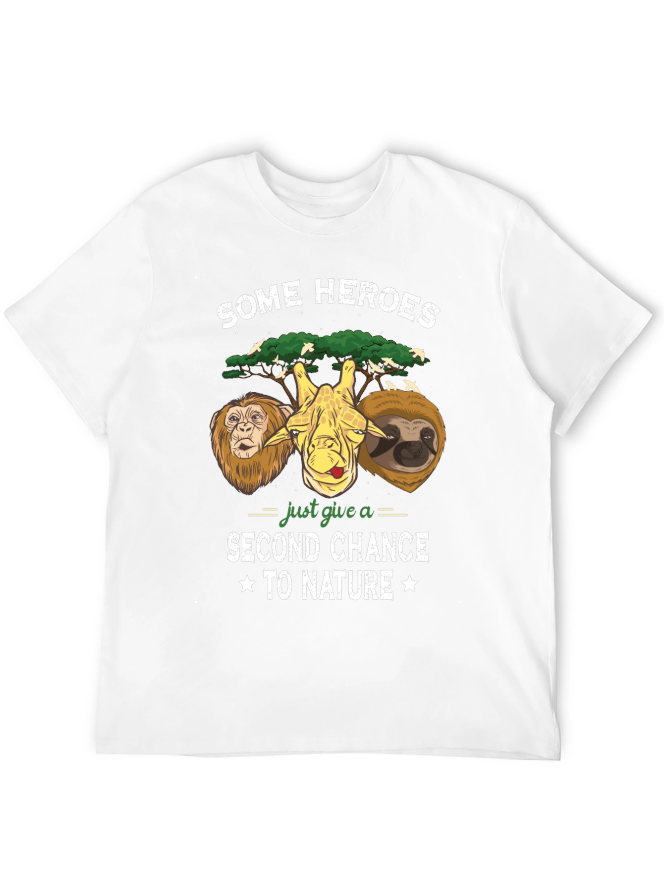 Some Heroes Animal Graphic T-Shirt