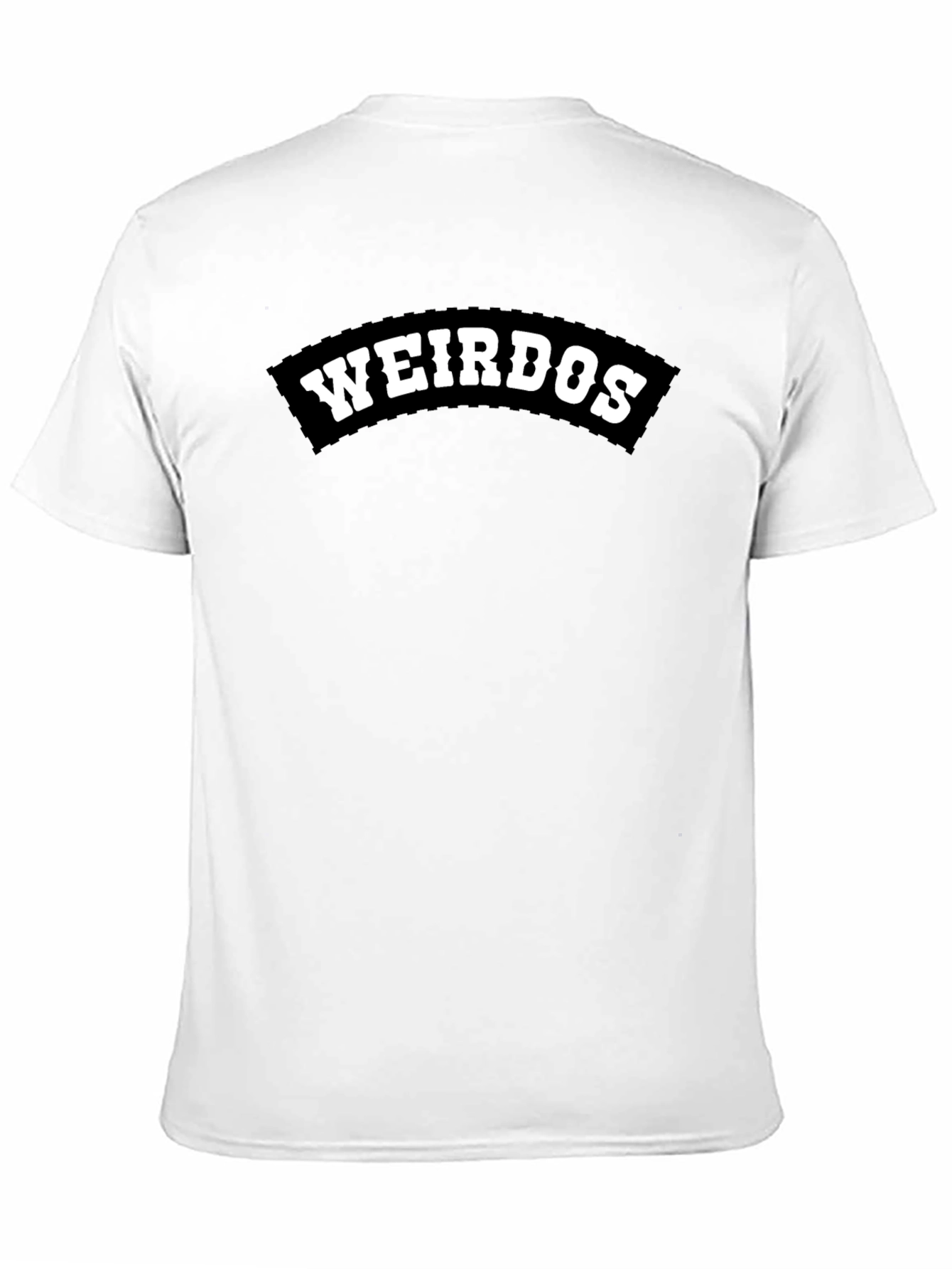 Weirdos Black Graphic Tee - Comfortable Fit