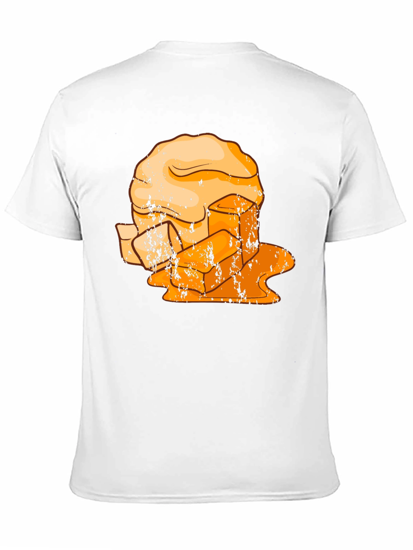 Retro Butter Stack T-Shirt - Unique Graphic Tee