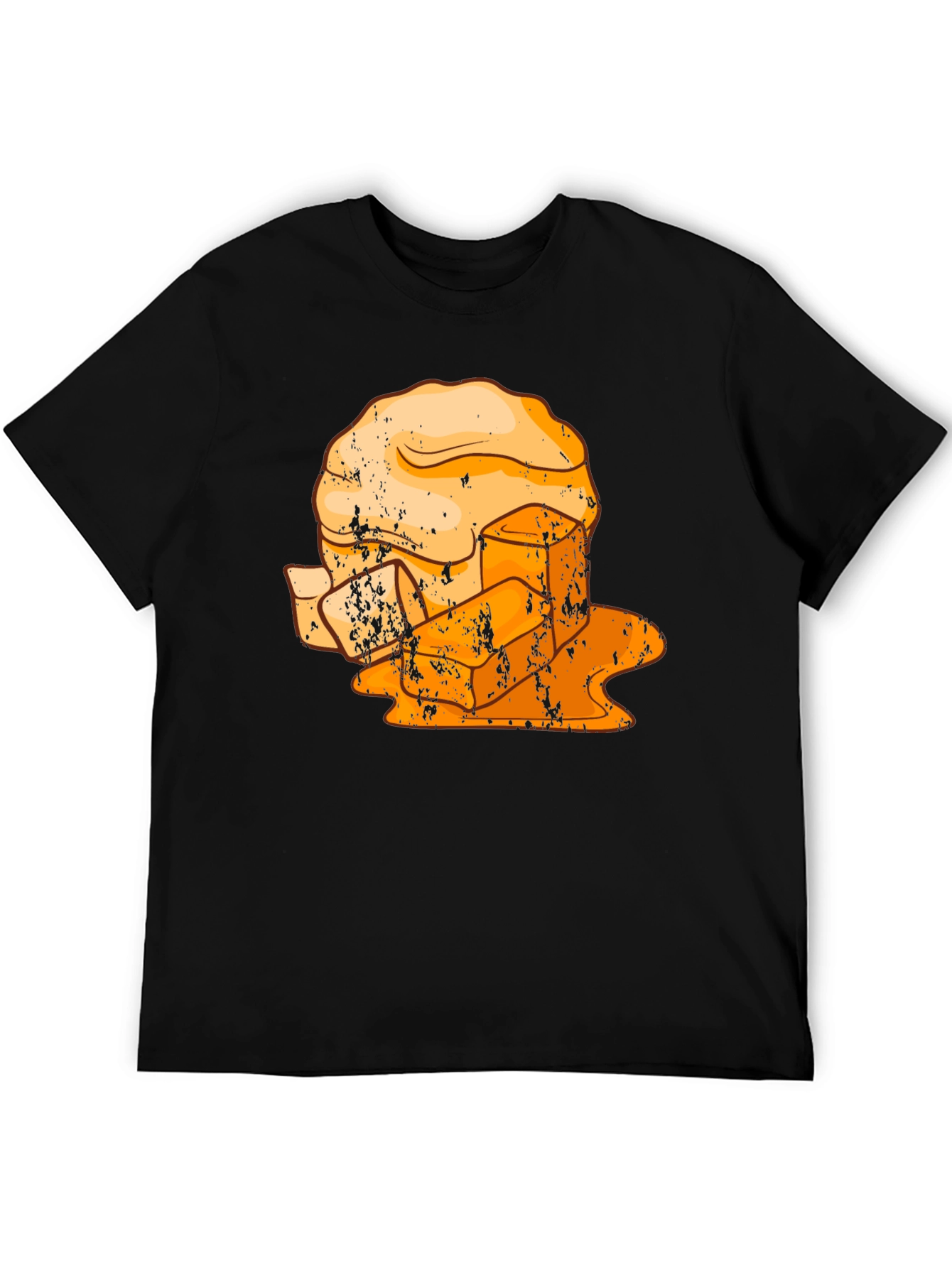 Retro Butter Stack T-Shirt - Unique Graphic Tee