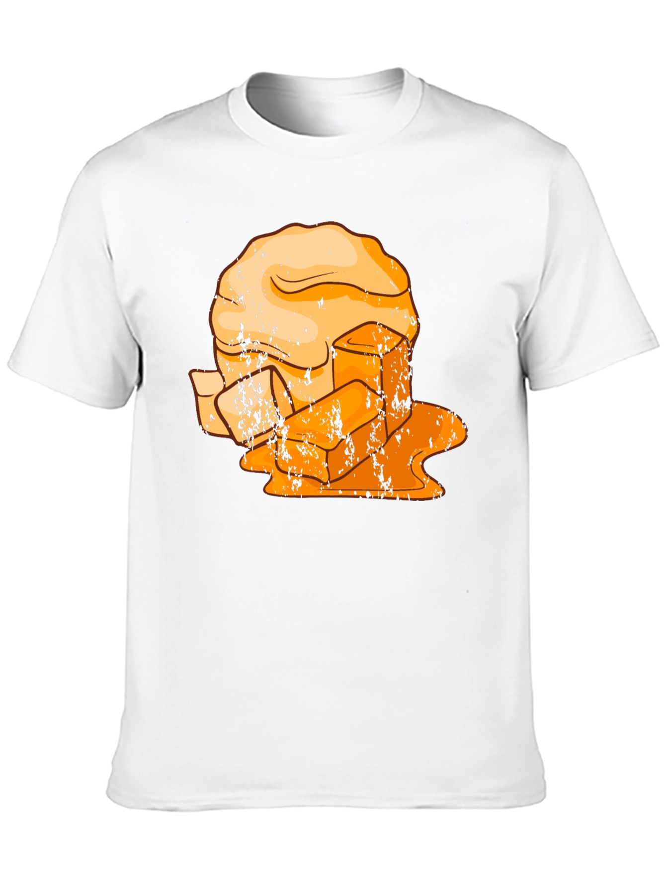 Retro Butter Stack T-Shirt - Unique Graphic Tee