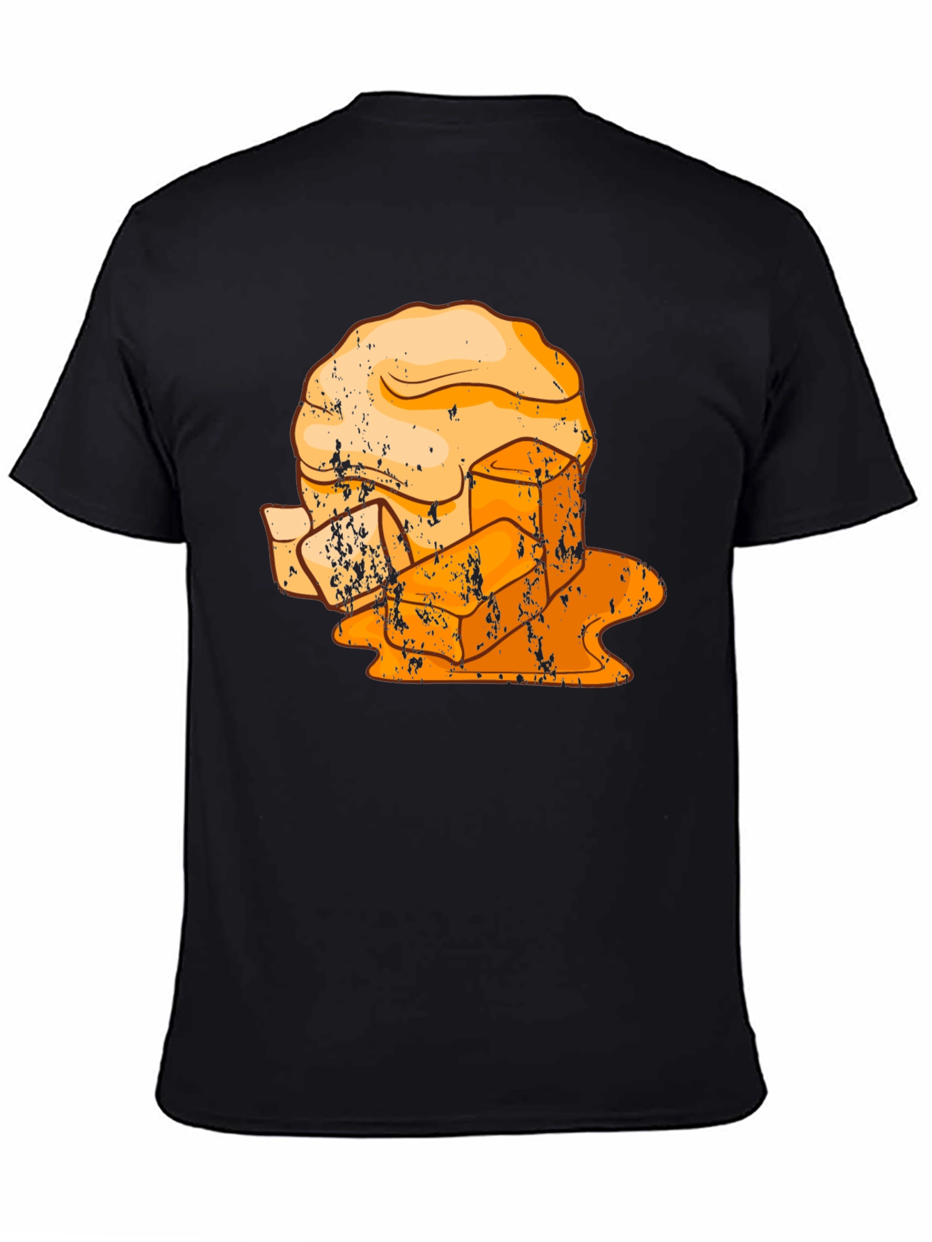 Retro Butter Stack T-Shirt - Unique Graphic Tee