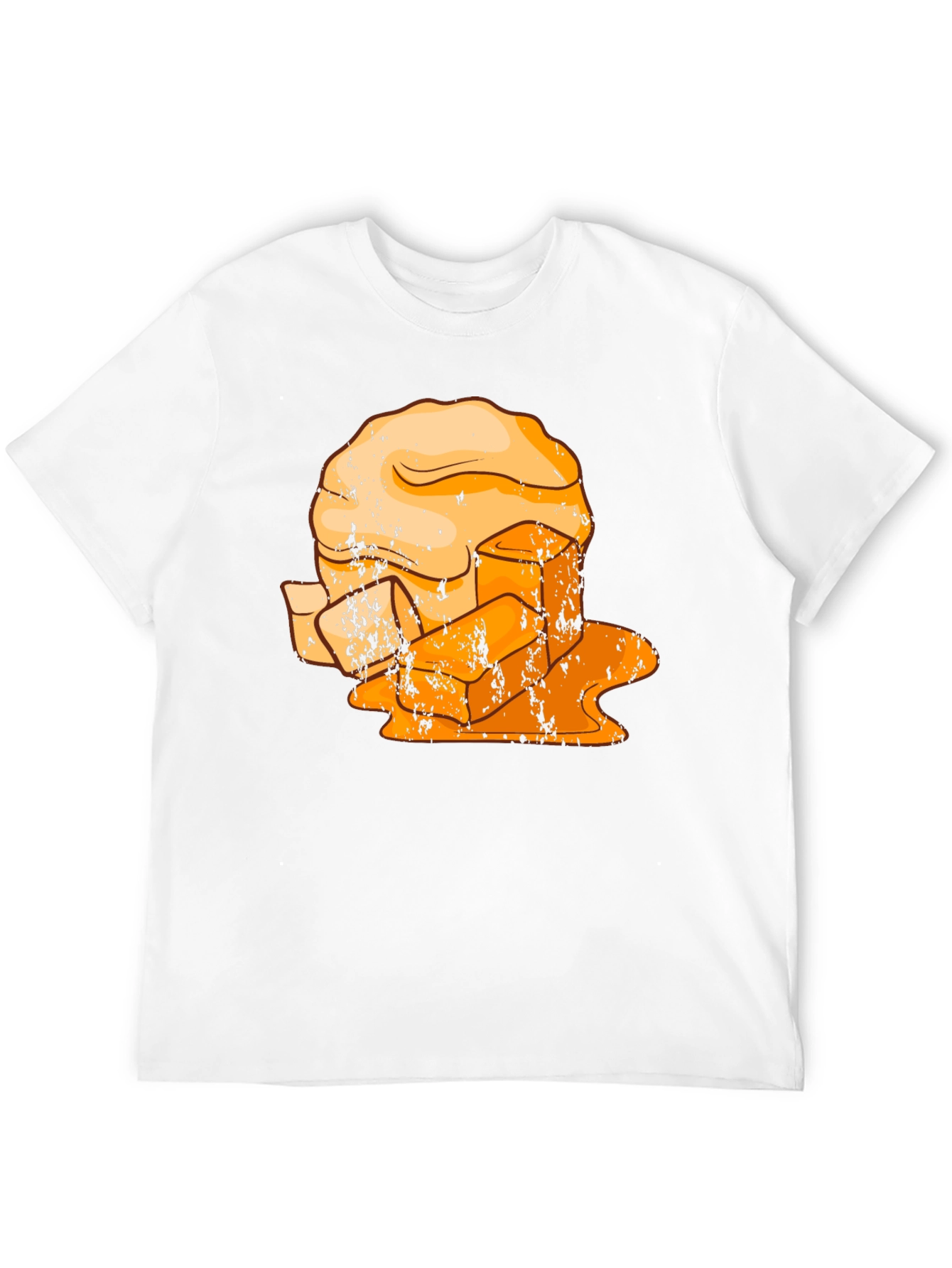 Retro Butter Stack T-Shirt - Unique Graphic Tee