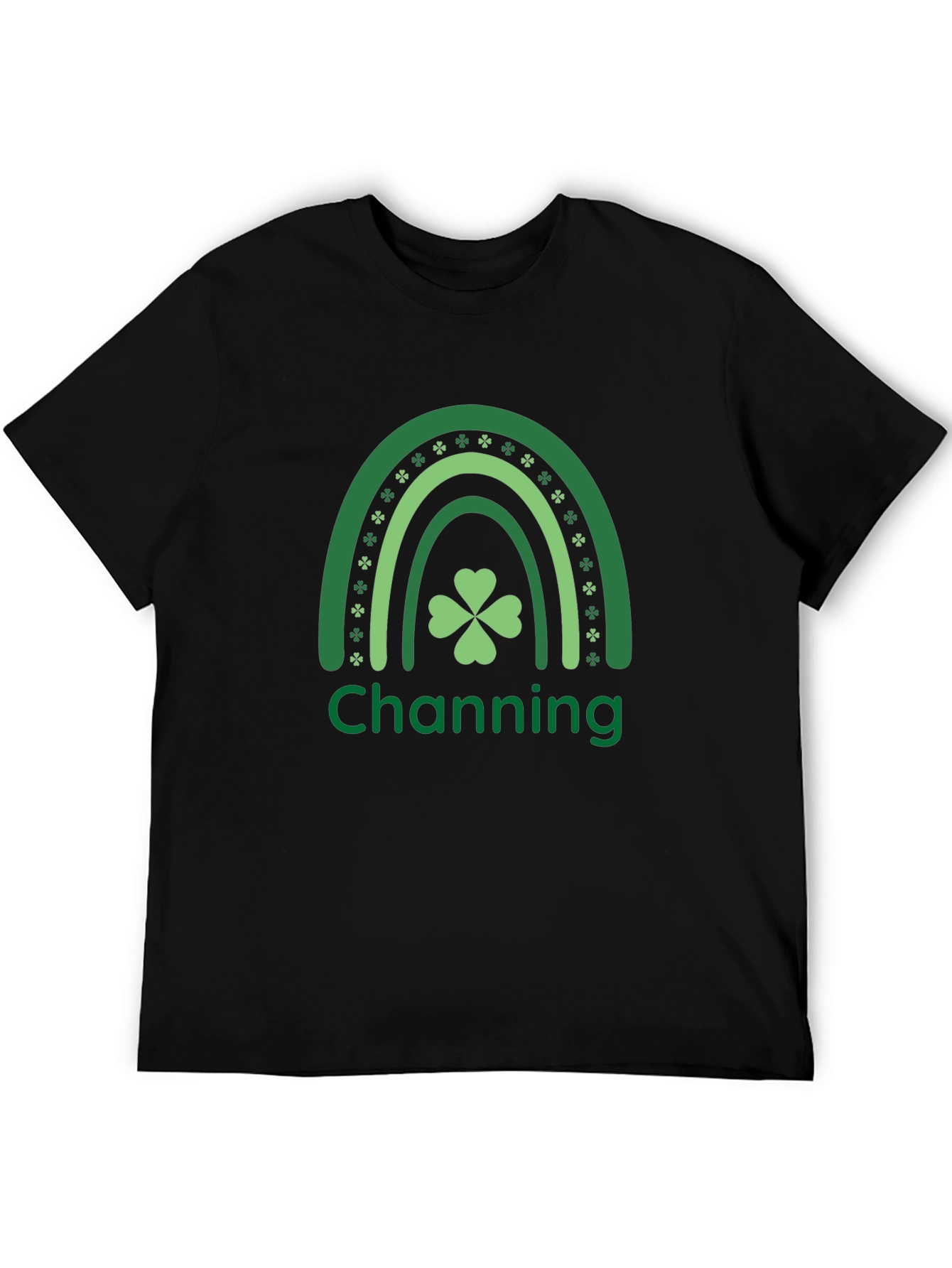 Channing St. Patricks Day Rainbow Shamrock T-Shirt