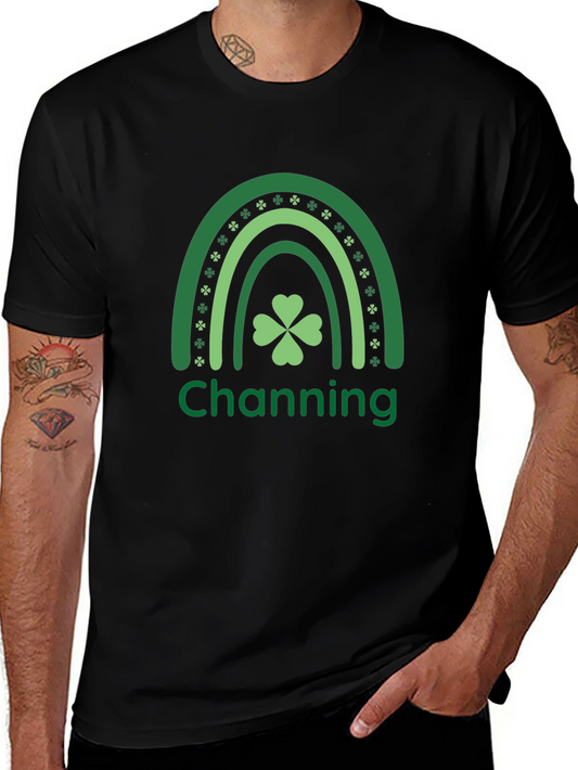 Channing St. Patricks Day Rainbow Shamrock T-Shirt
