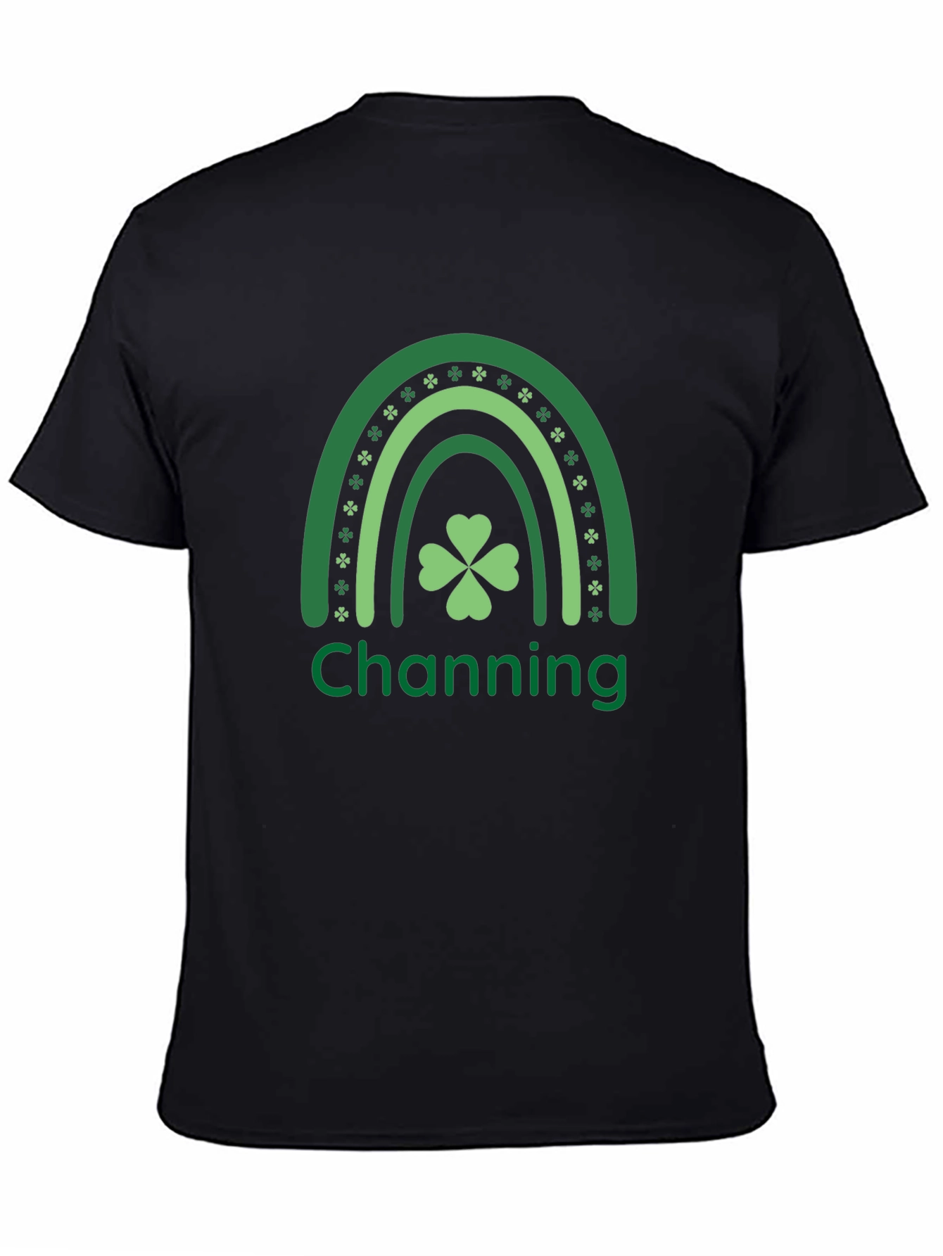 Channing St. Patricks Day Rainbow Shamrock T-Shirt
