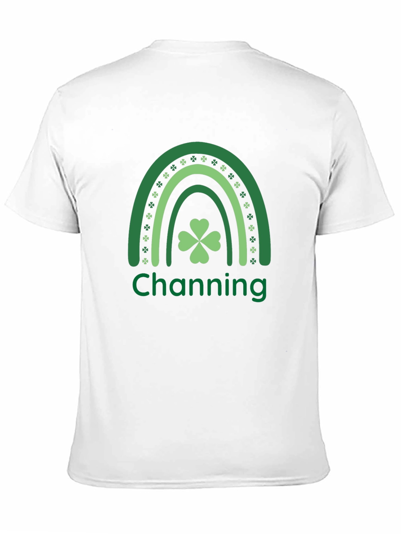 Channing St. Patricks Day Rainbow Shamrock T-Shirt