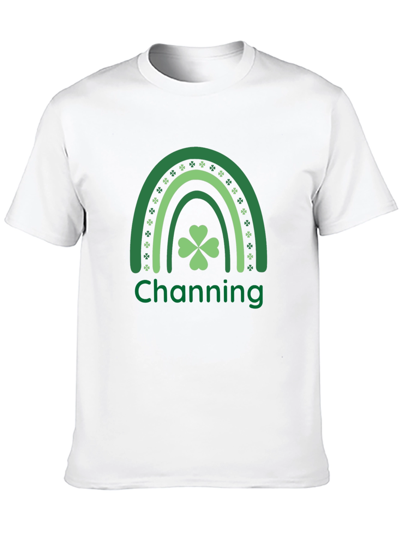 Channing St. Patricks Day Rainbow Shamrock T-Shirt