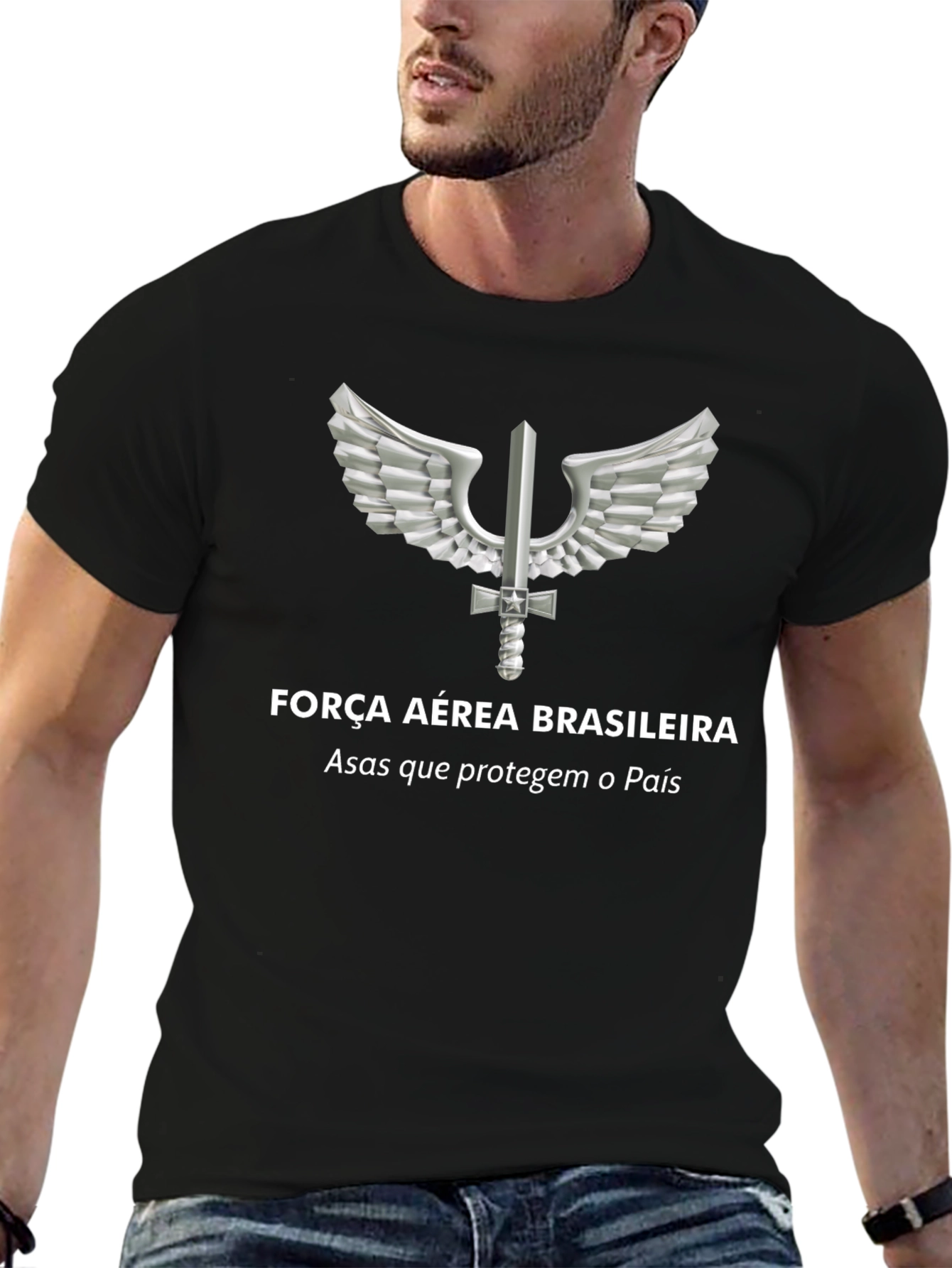 Força Aérea Brasileira Tee - Wings That Protect