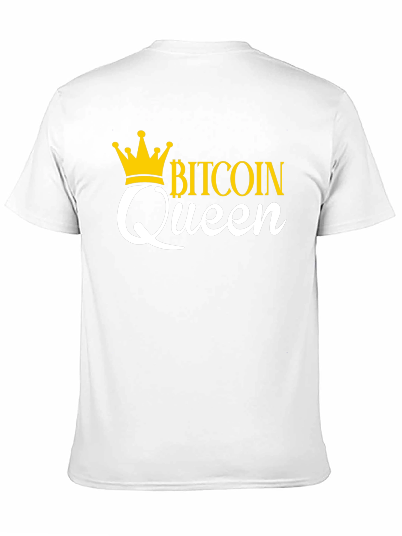 Bitcoin Queen Black Graphic Tee