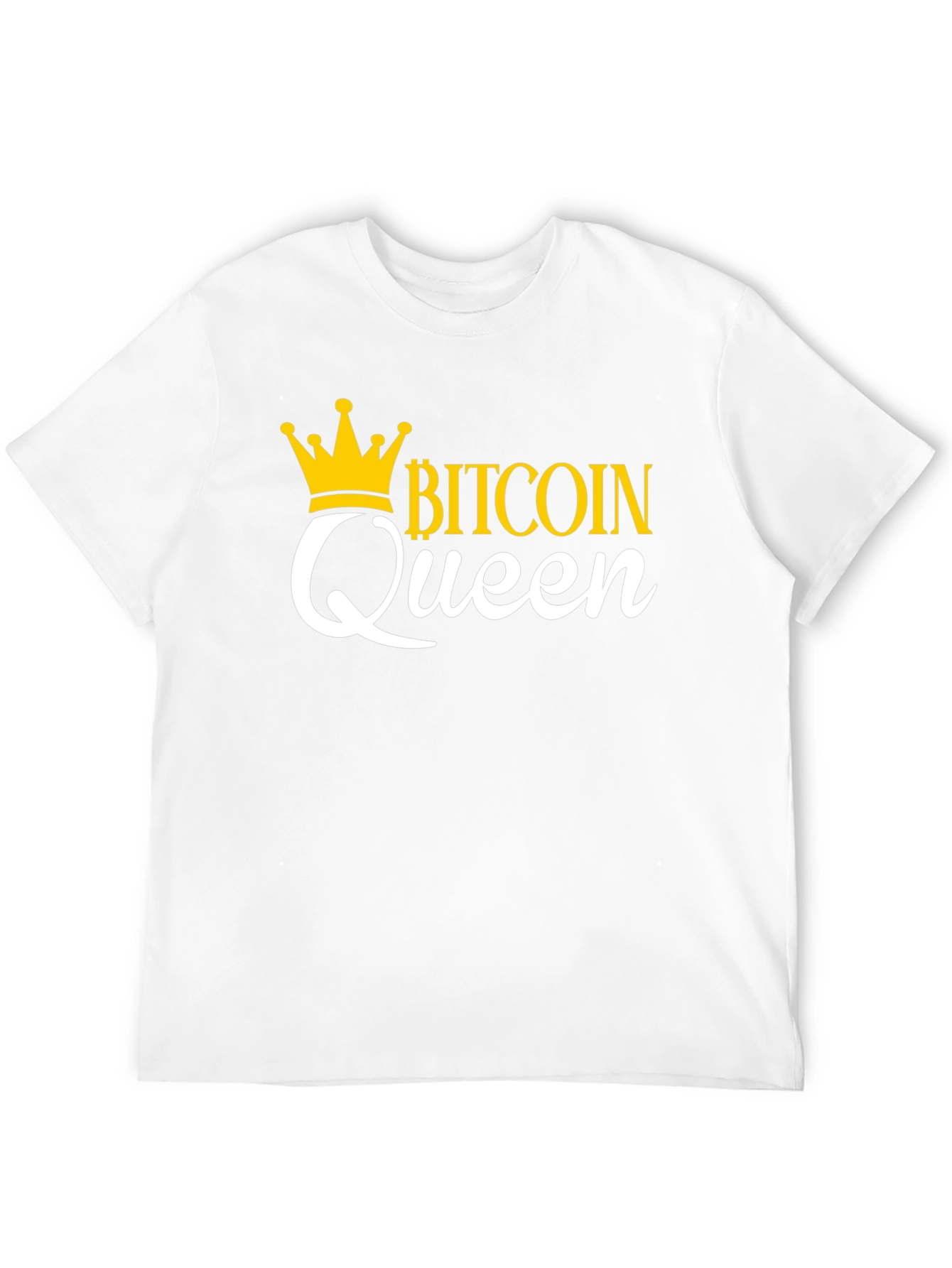 Bitcoin Queen Black Graphic Tee