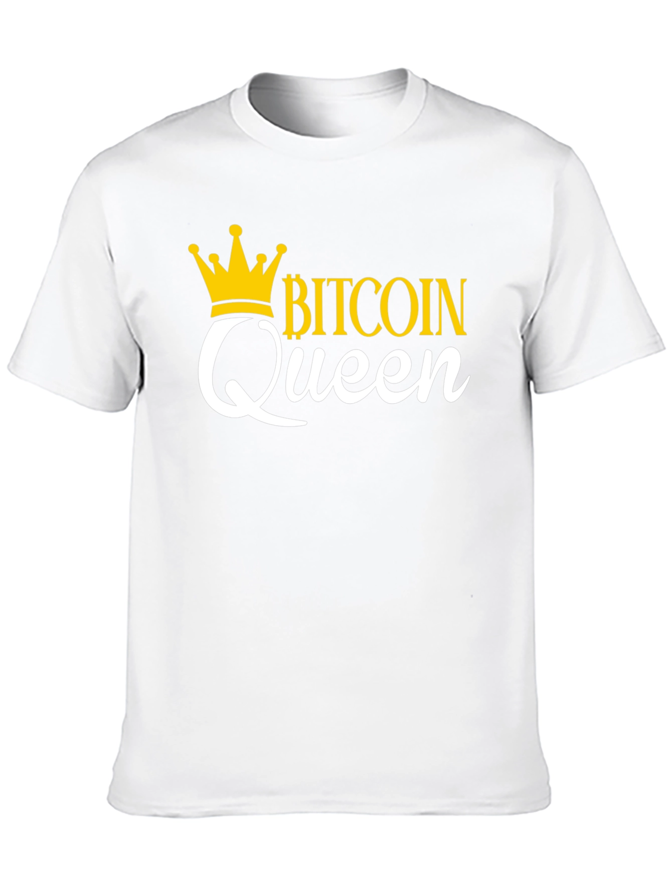 Bitcoin Queen Black Graphic Tee