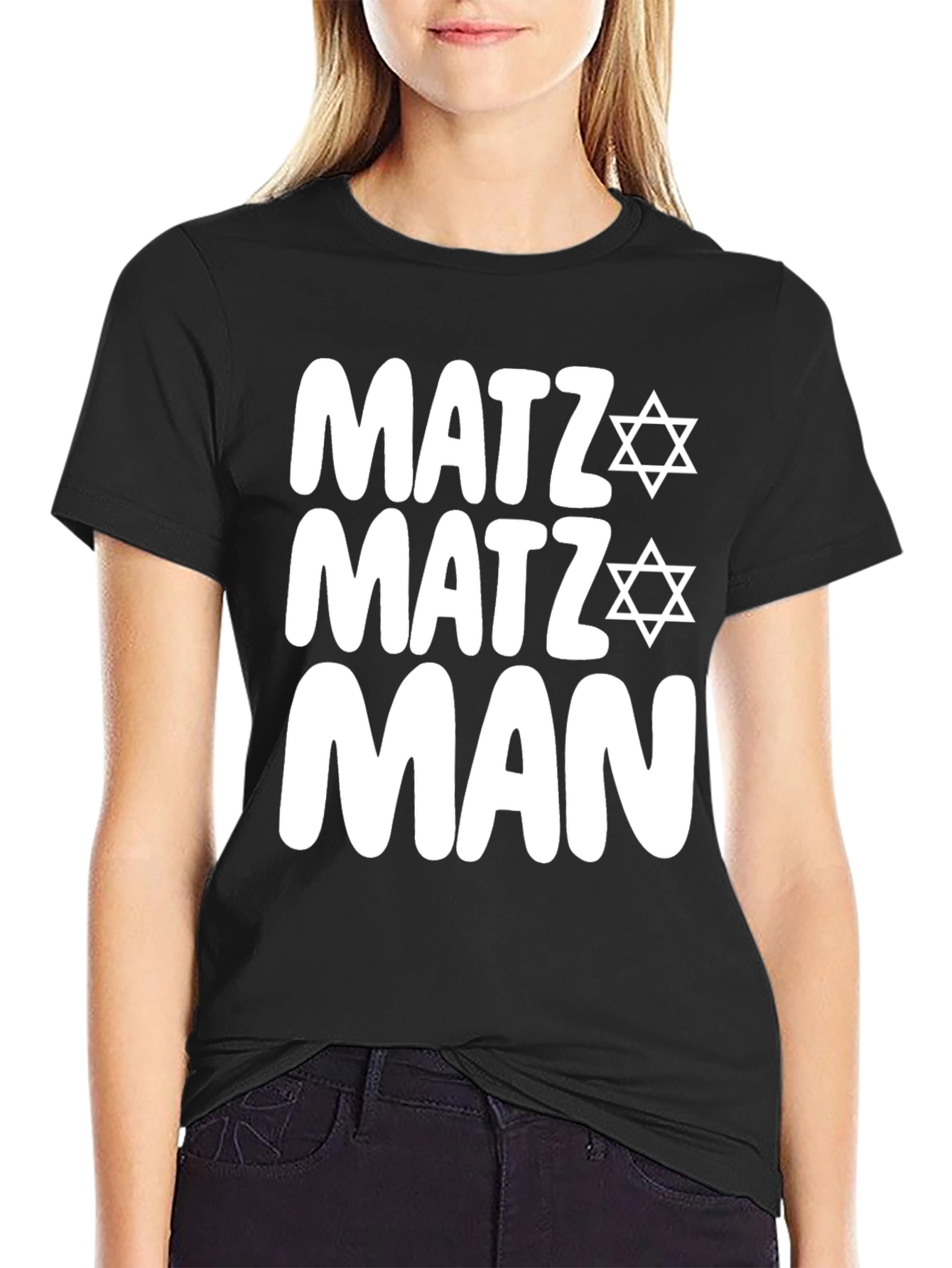 Matzah Man Graphic T-Shirt - Jewish Holiday Tee