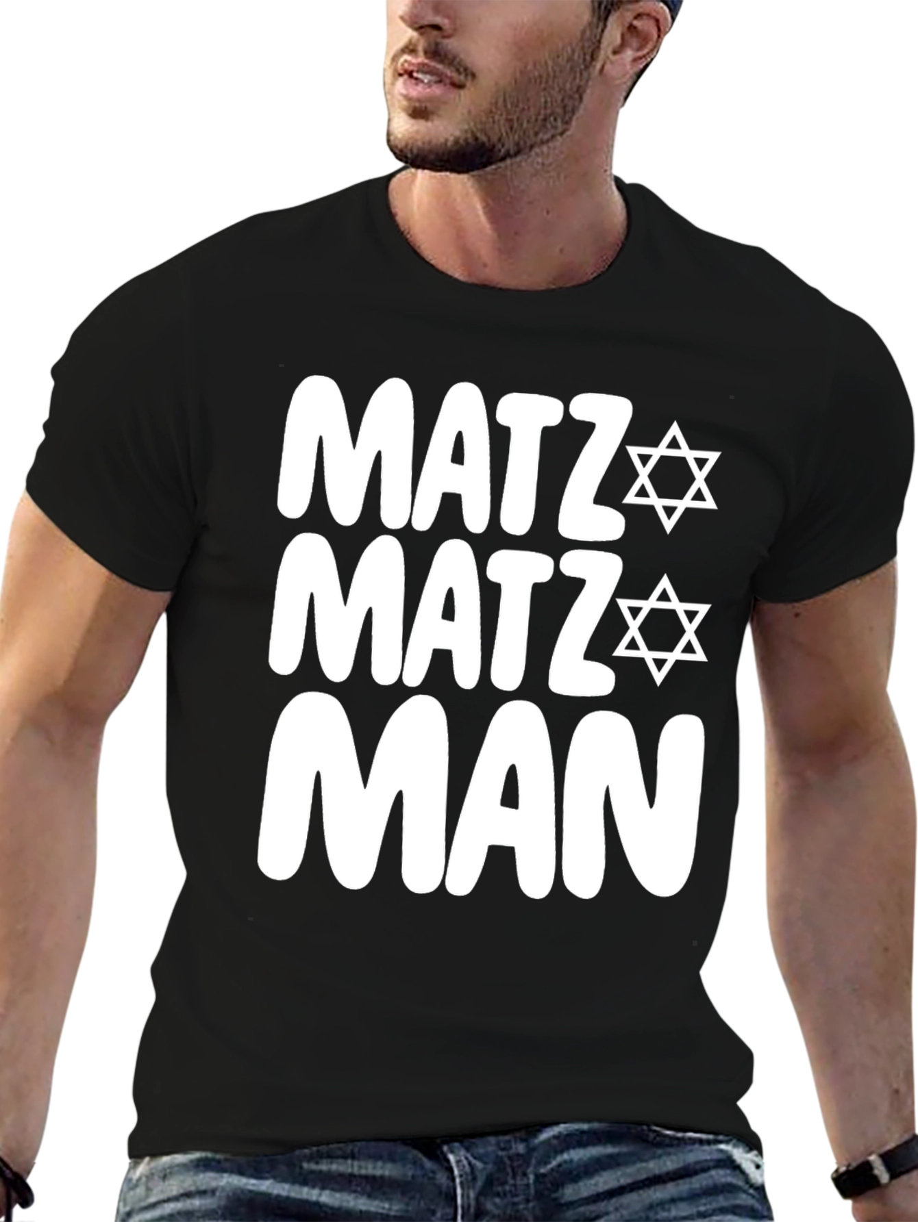 Matzah Man Graphic T-Shirt - Jewish Holiday Tee