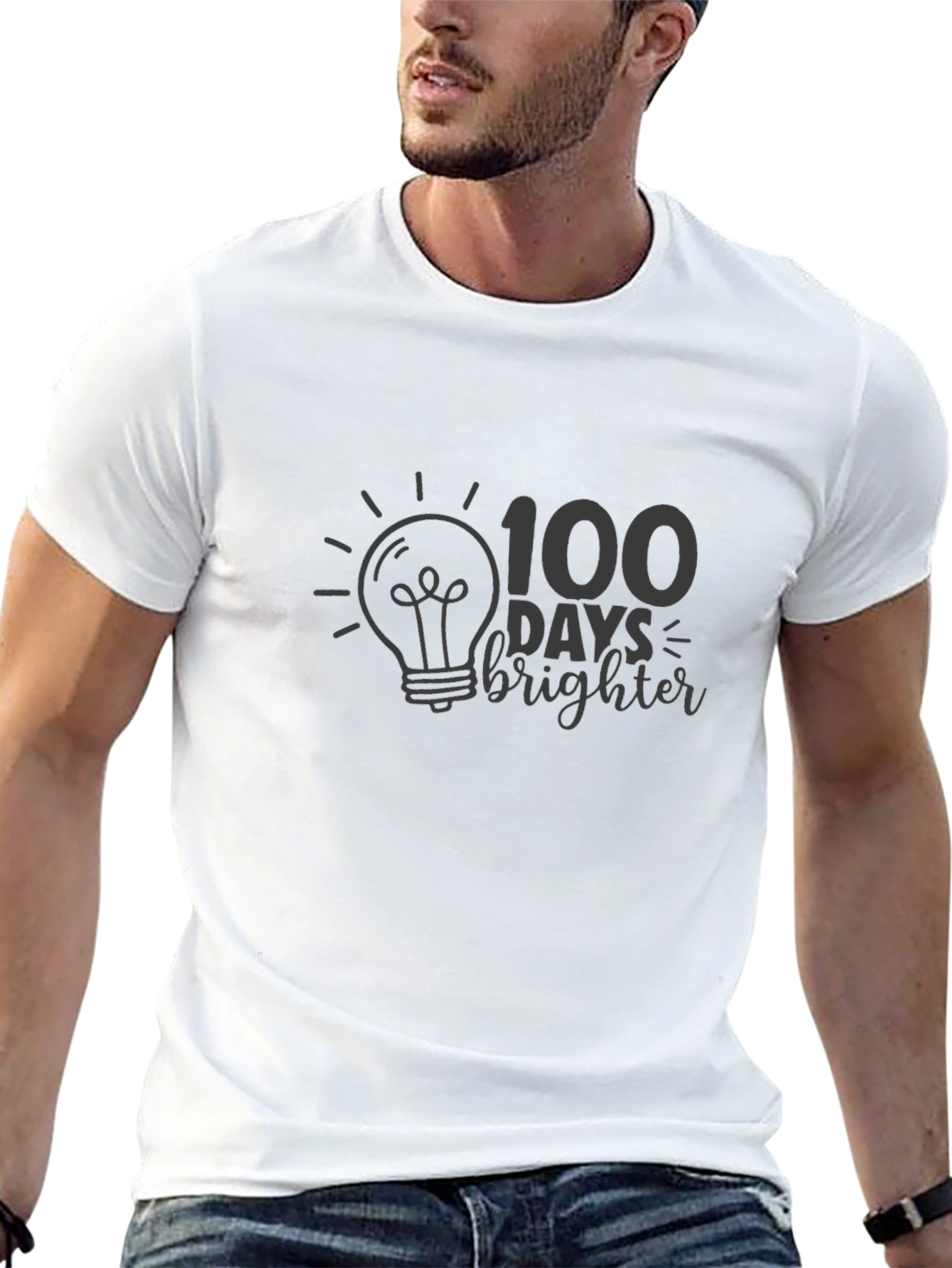 100 Days Brighter Graphic Tee