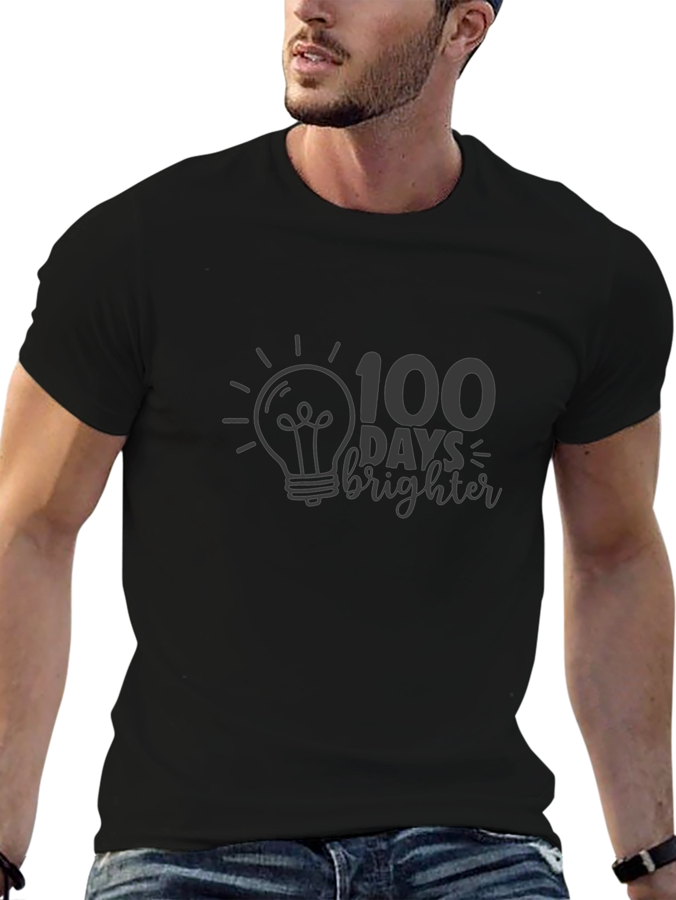 100 Days Brighter Graphic Tee