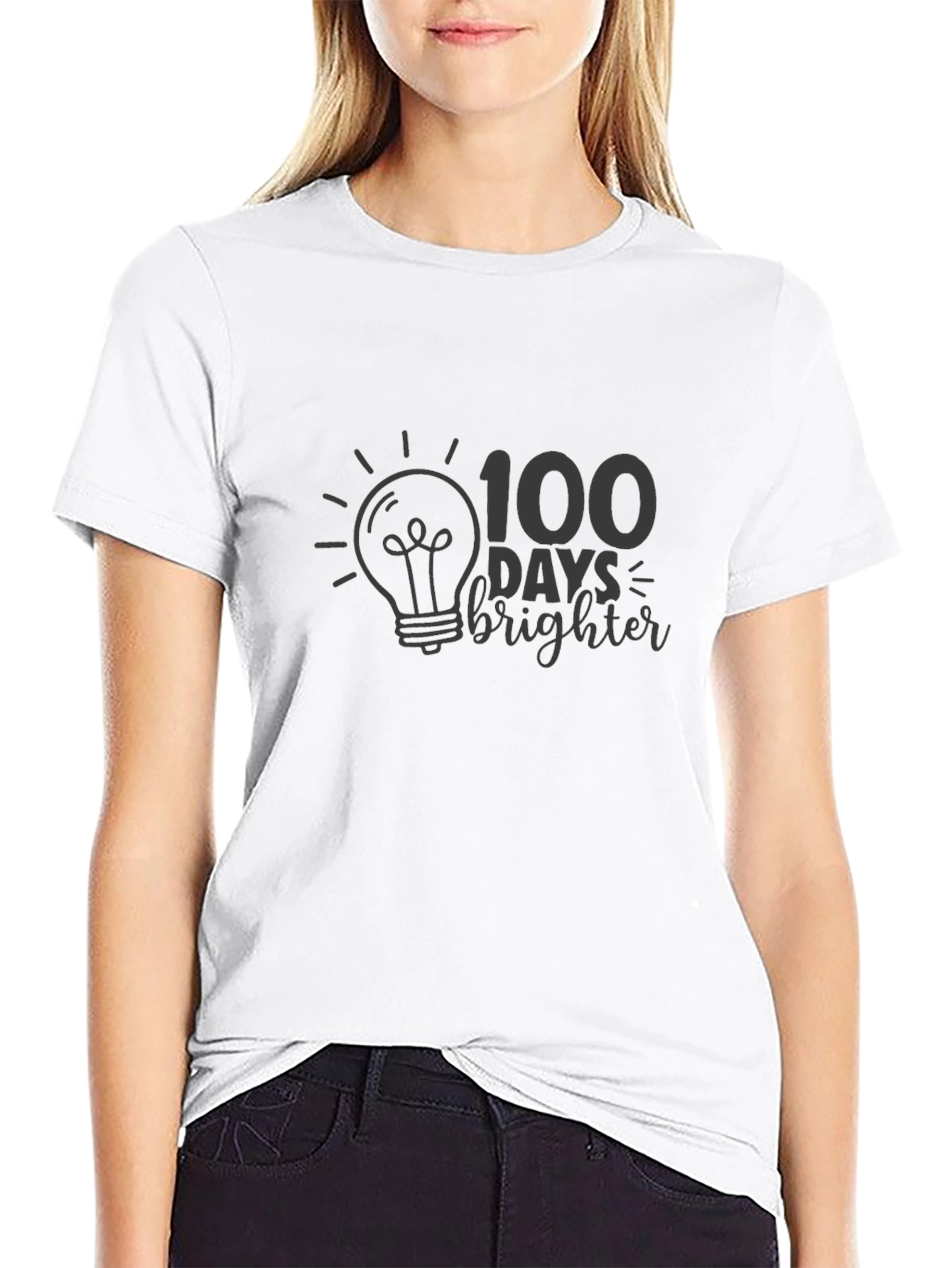 100 Days Brighter Graphic Tee