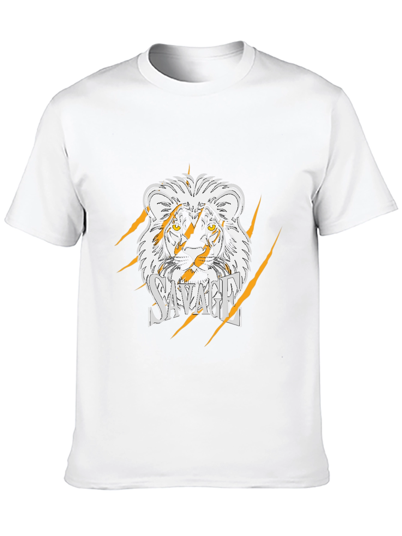 Savage Lion Graphic Black T-Shirt