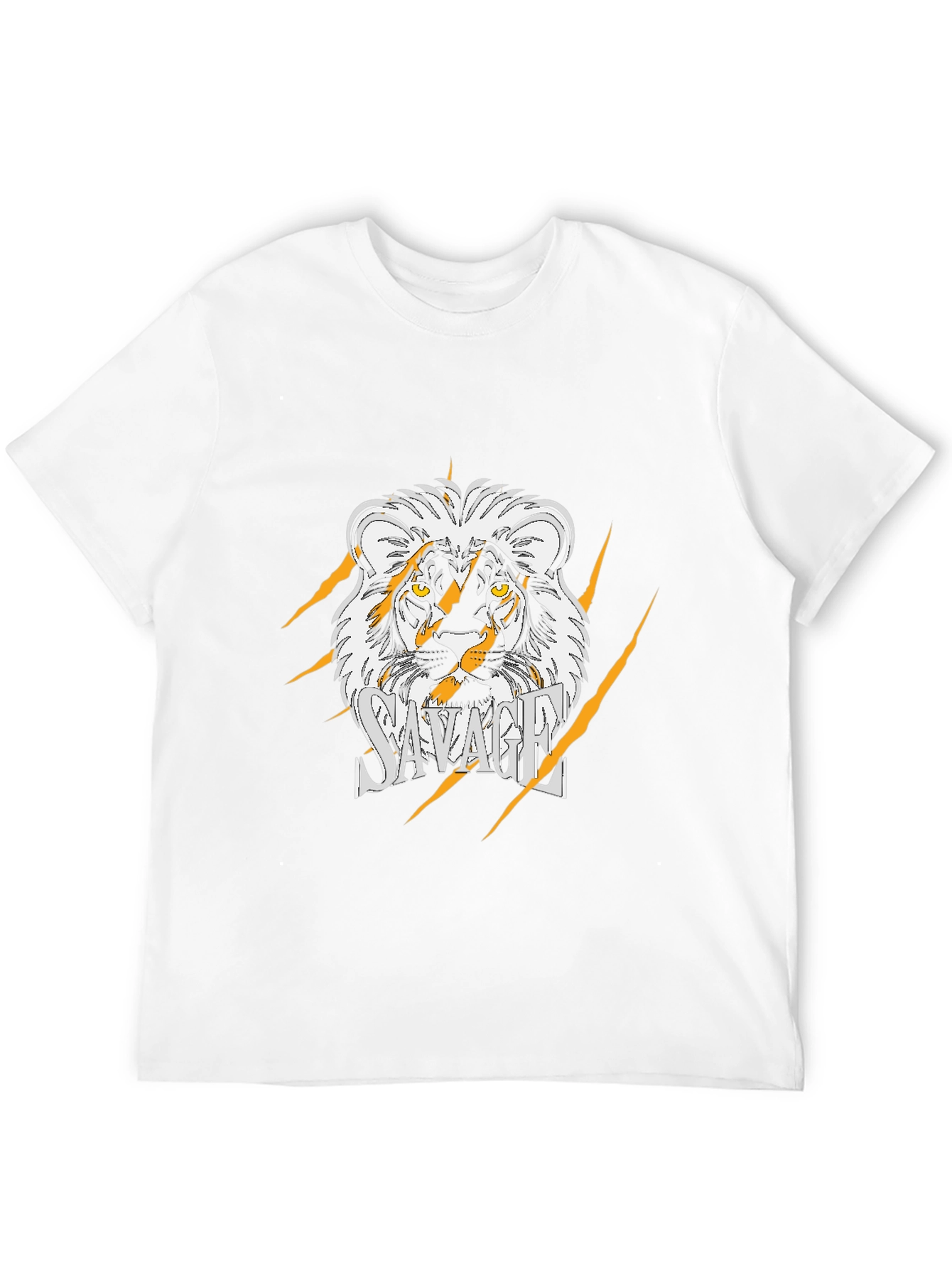 Savage Lion Graphic Black T-Shirt