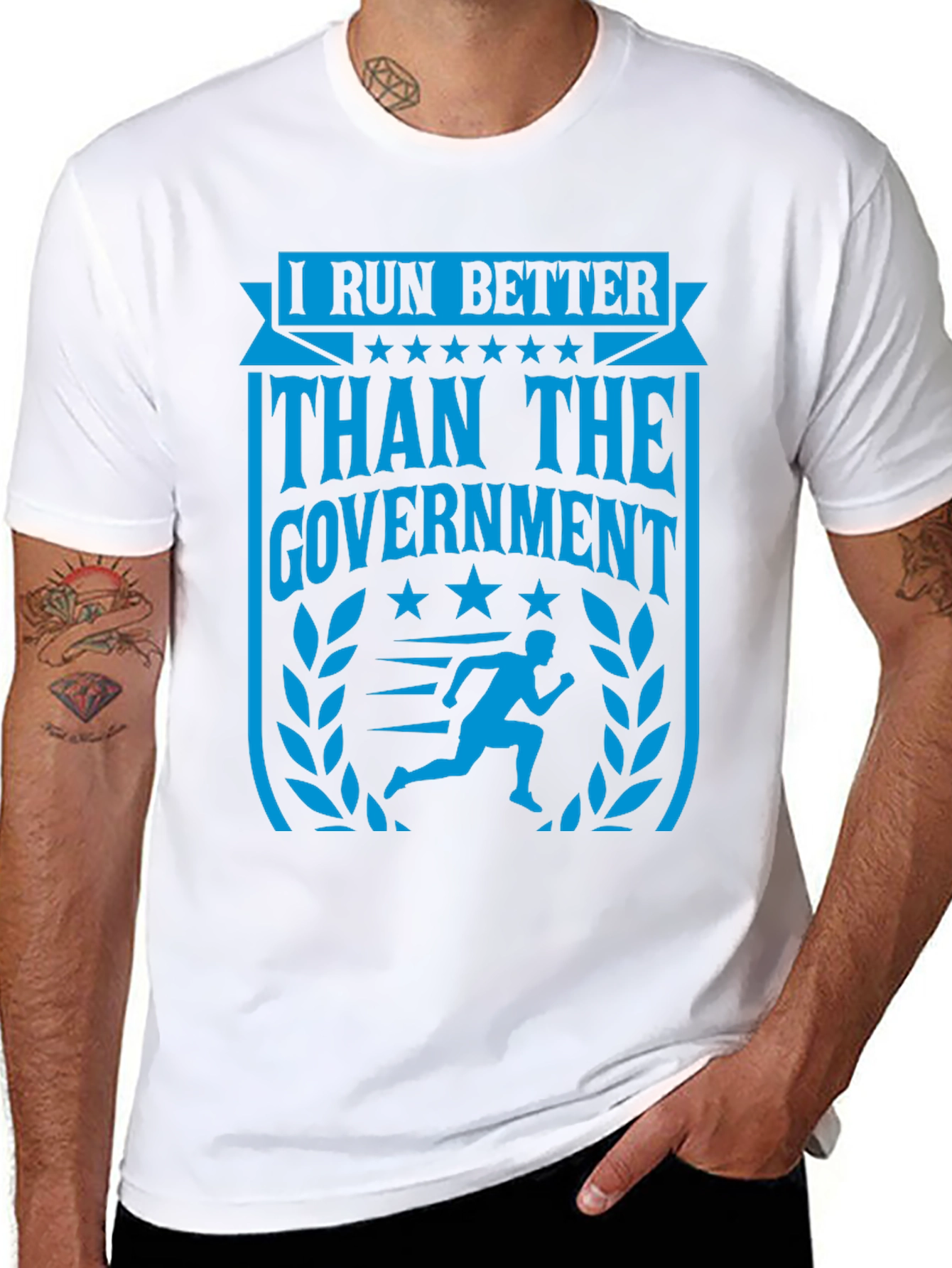 I Run Better Than The Government T-Shirt