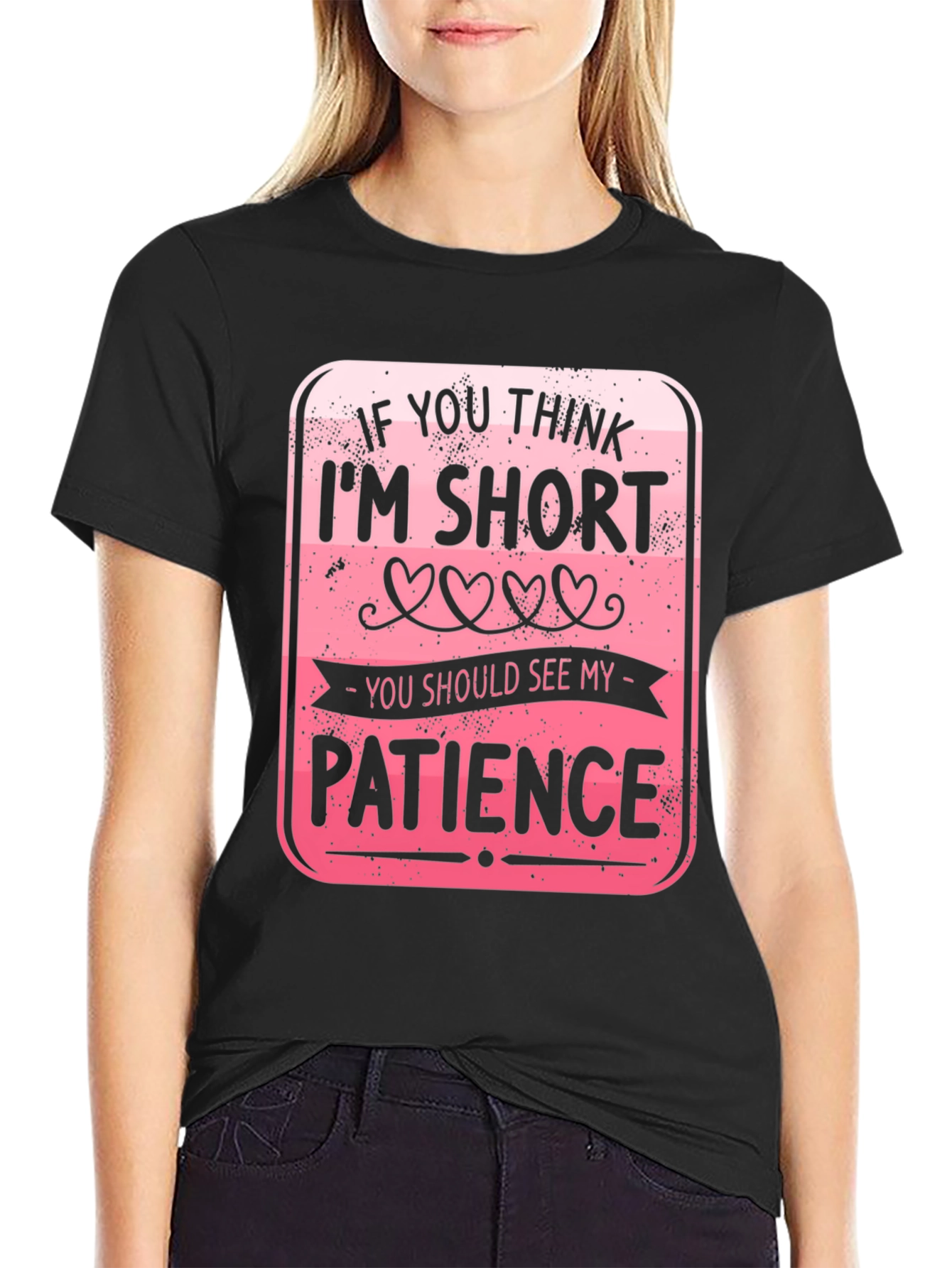 Funny Short Patience Graphic T-Shirt