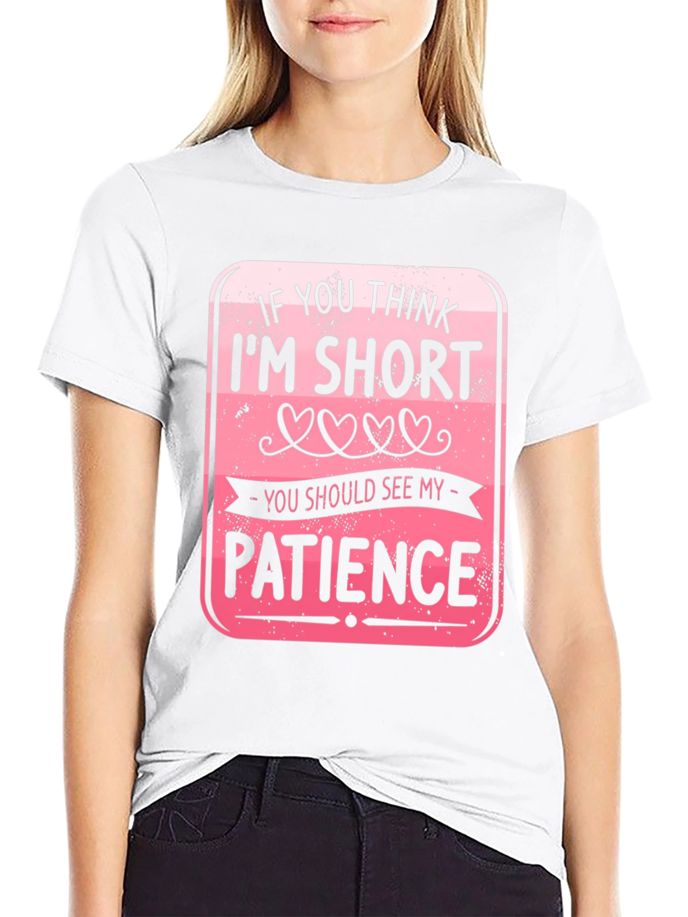 Funny Short Patience Graphic T-Shirt