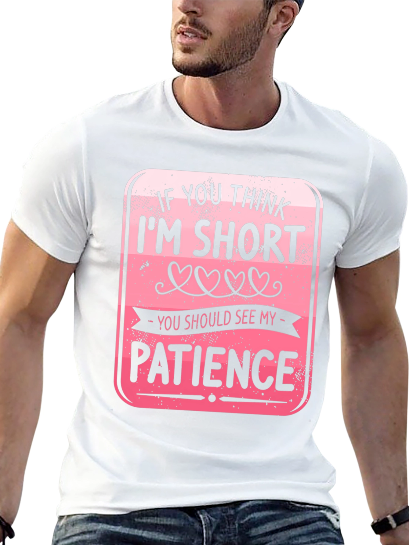 Funny Short Patience Graphic T-Shirt