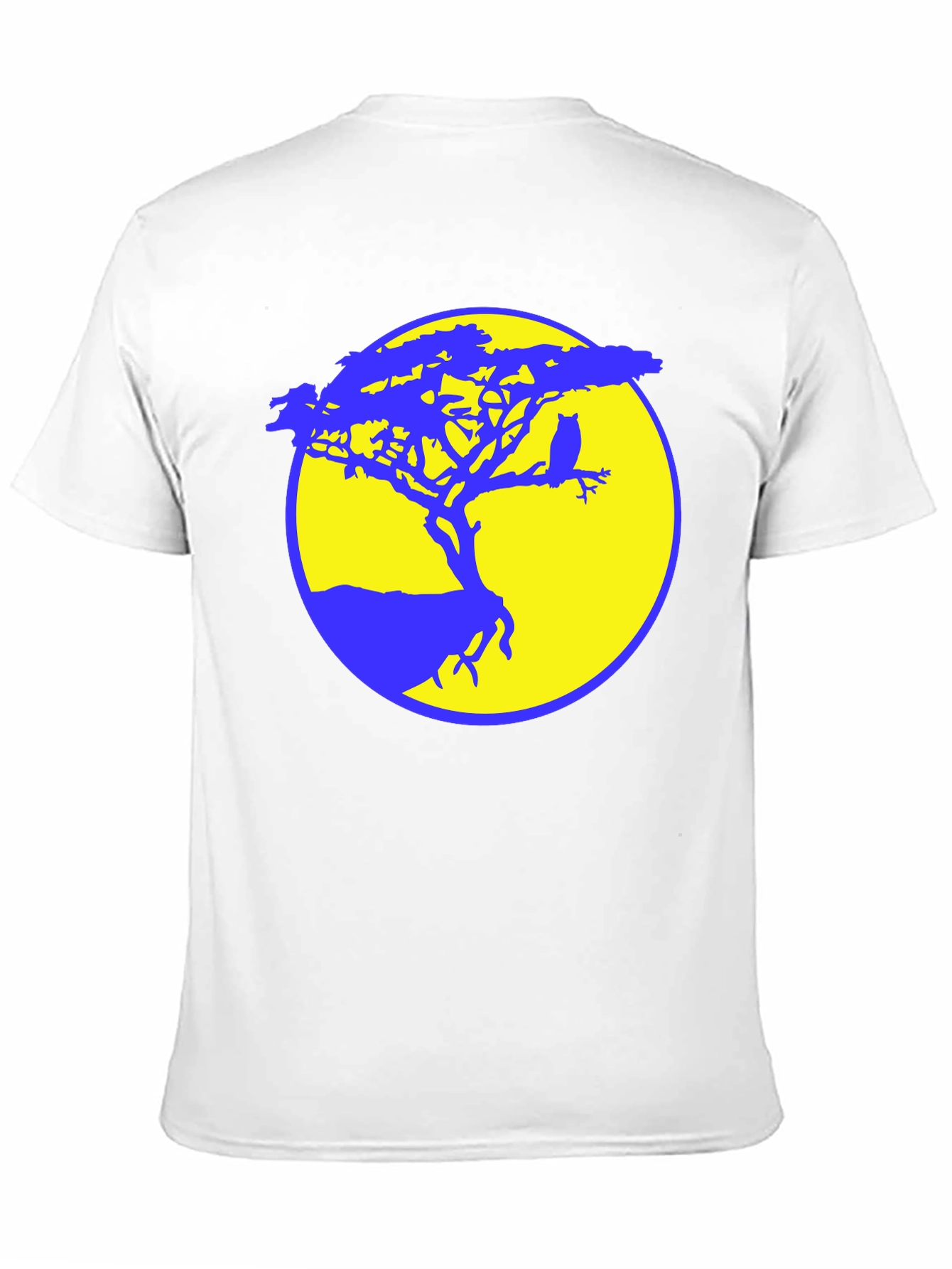 Owl Tree Silhouette Graphic Tee