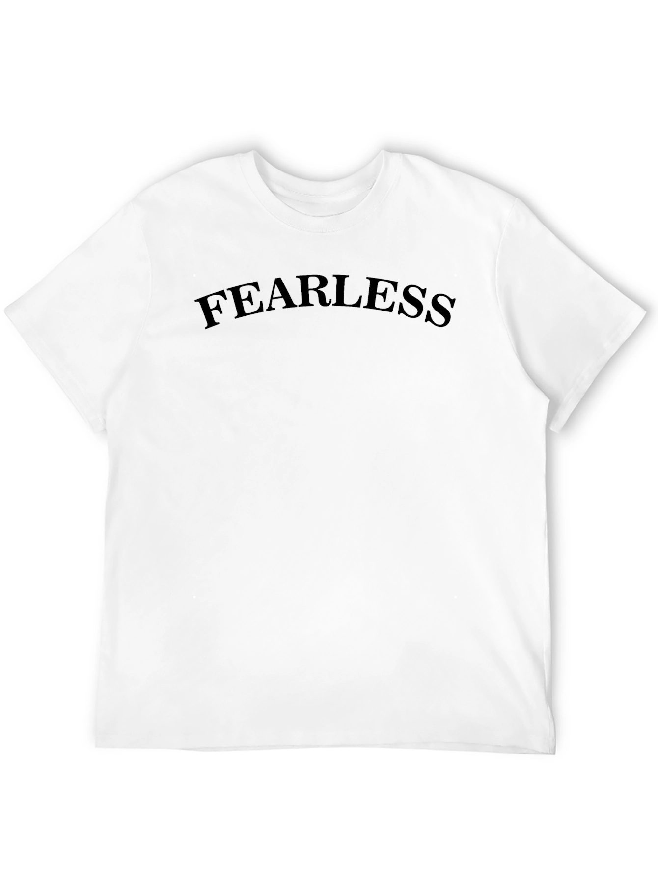 Fearless Black Graphic Tee - Mens Casual Fashion