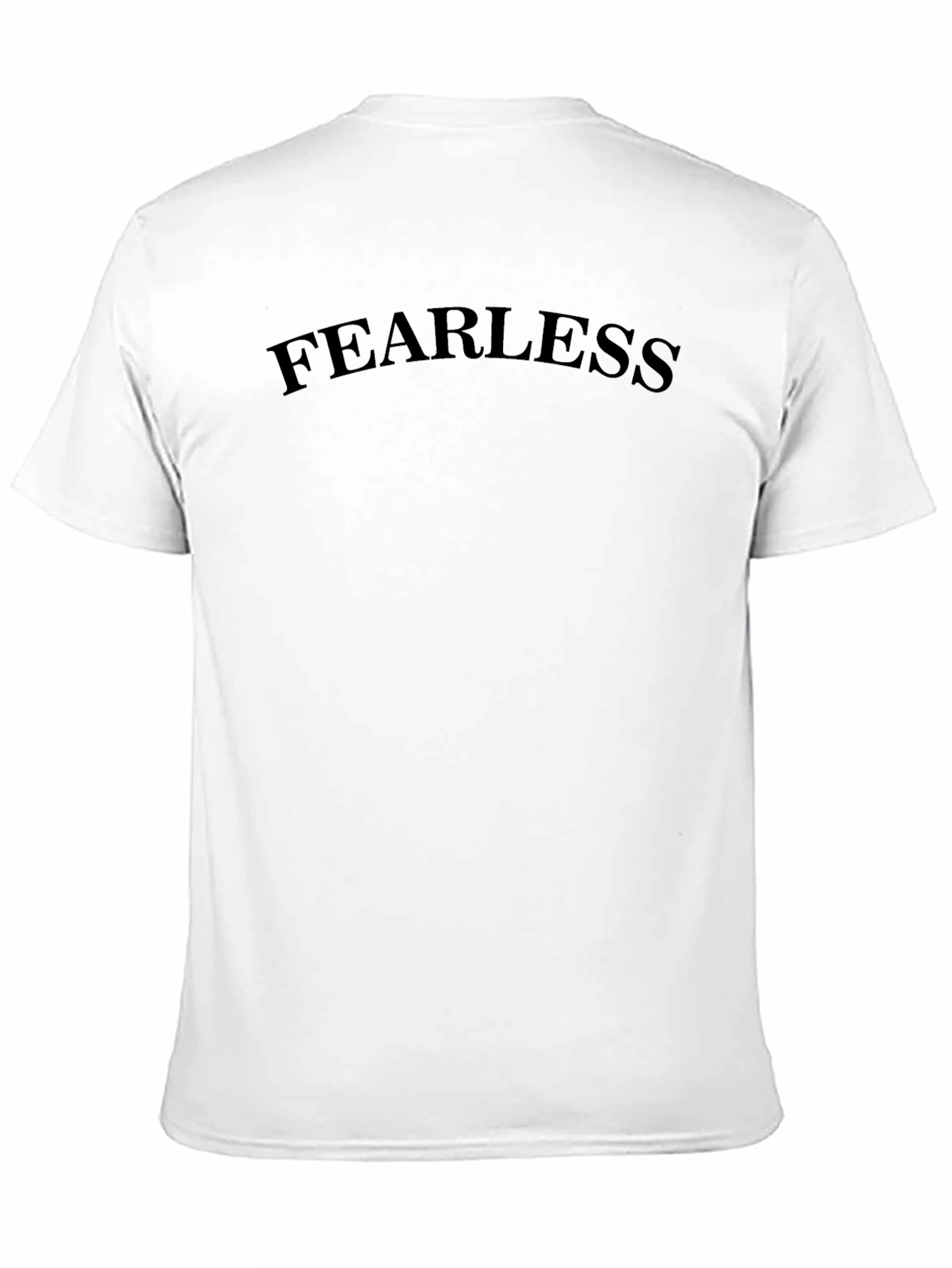 Fearless Black Graphic Tee - Mens Casual Fashion