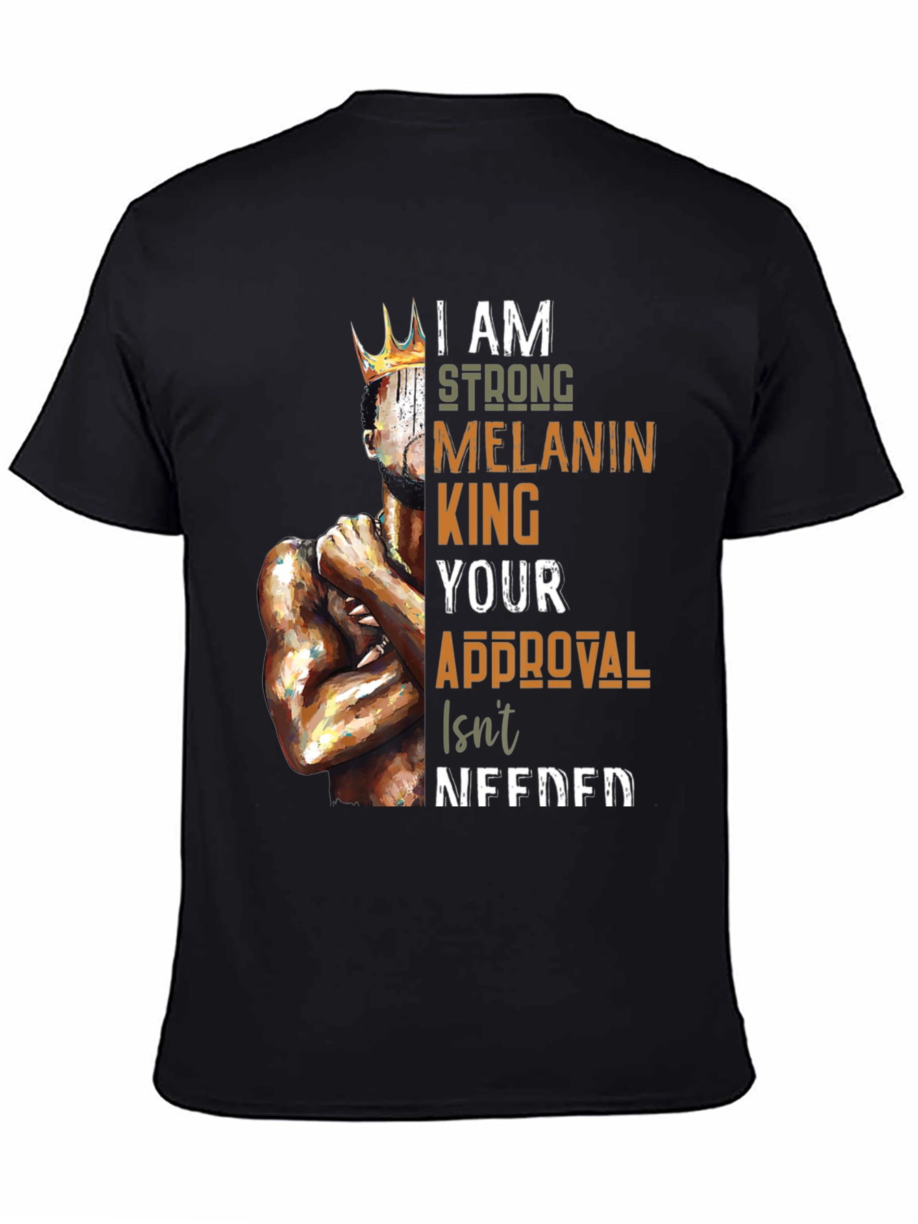 Melanin King T-Shirt - Strong and Proud
