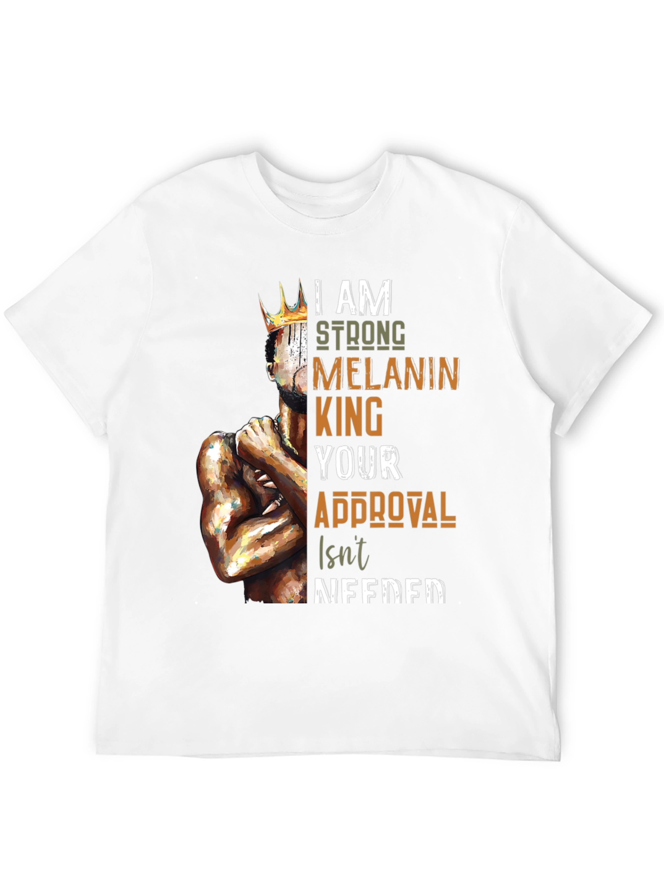 Melanin King T-Shirt - Strong and Proud